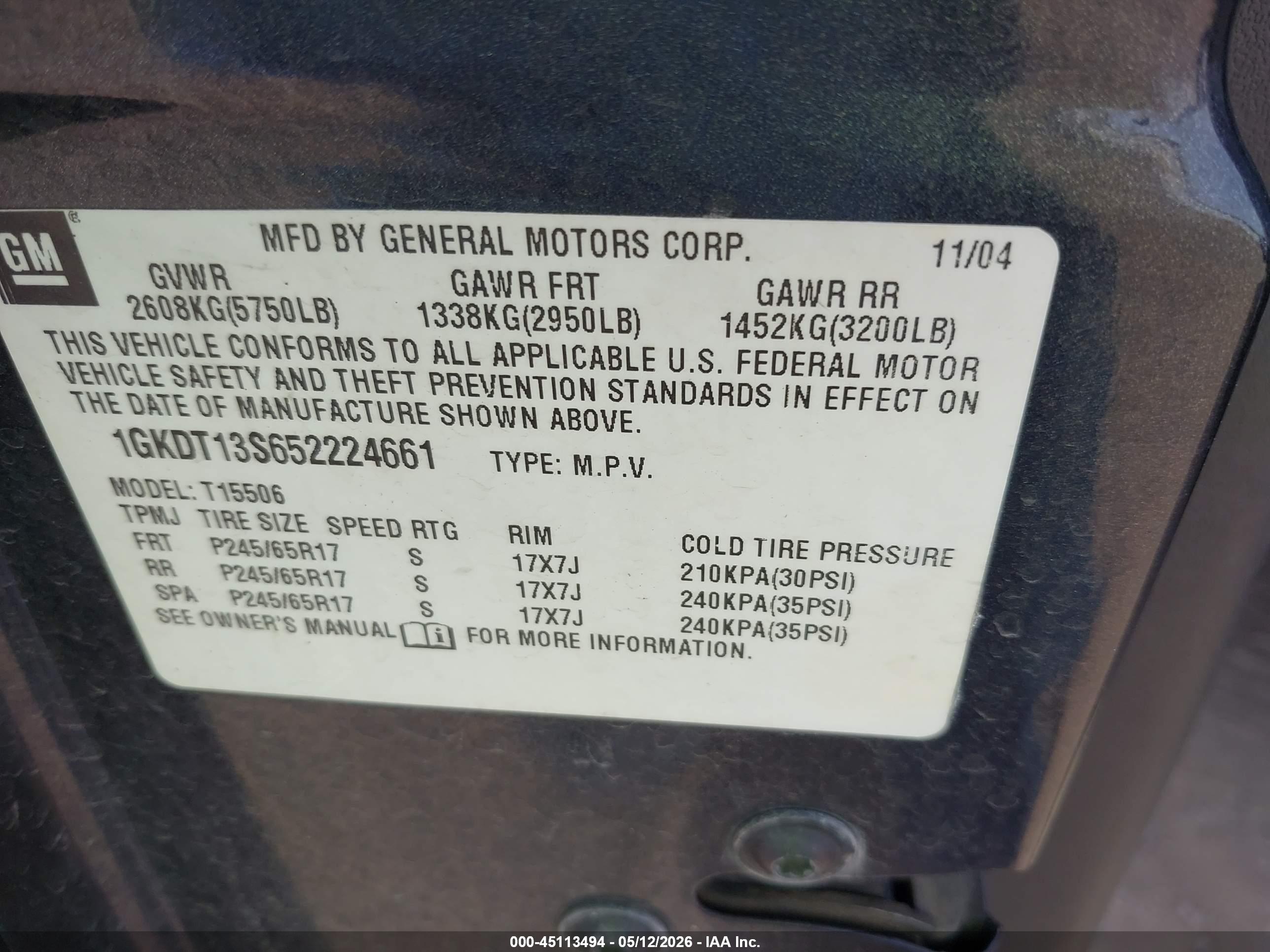 GMC ENVOY image 9