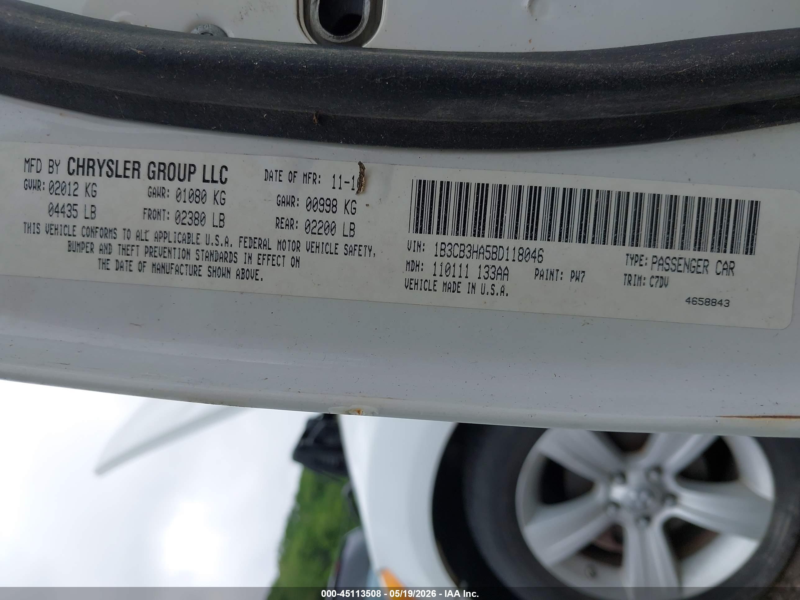 DODGE CALIBER image 9