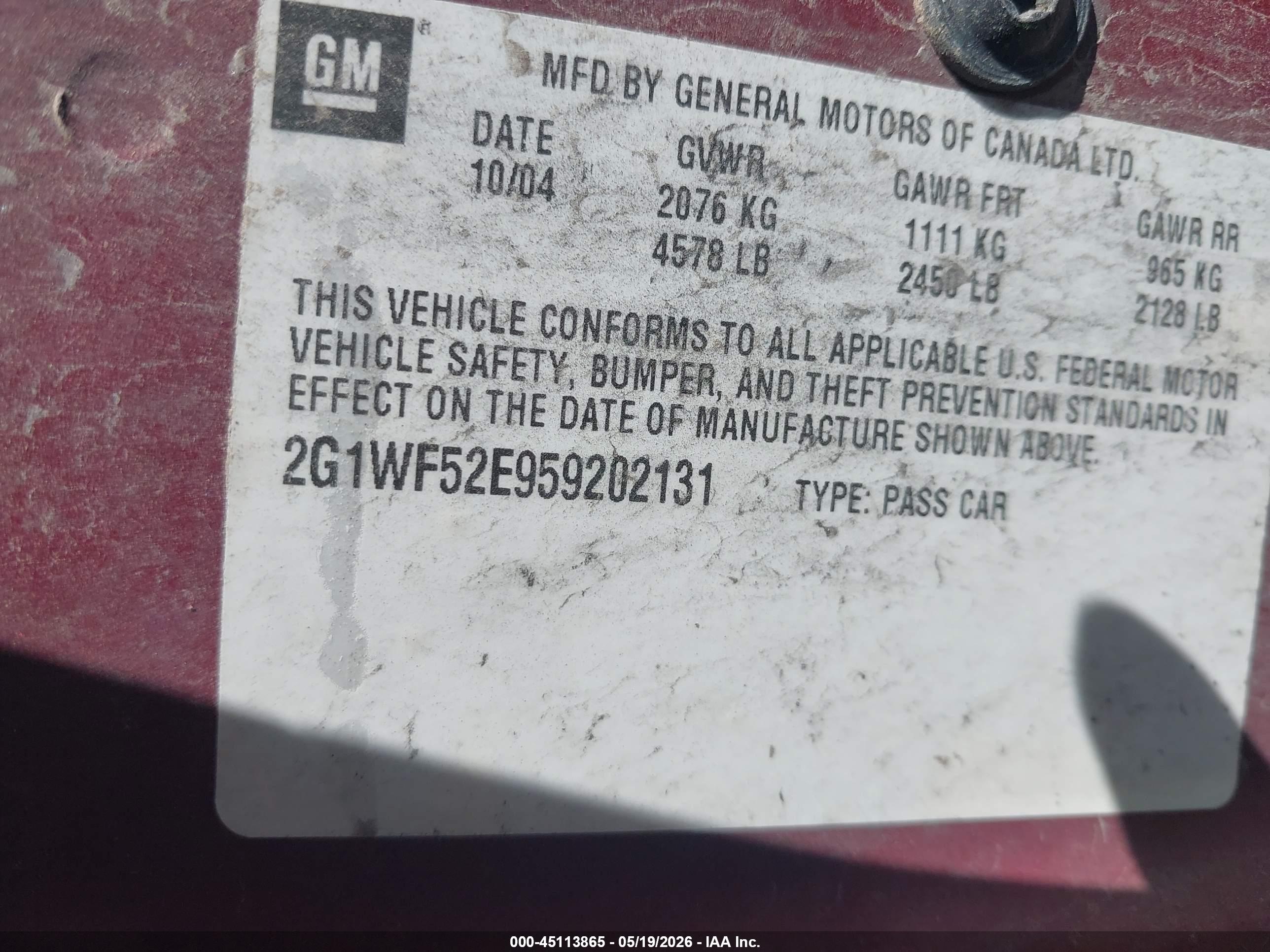 CHEVROLET IMPALA image 9