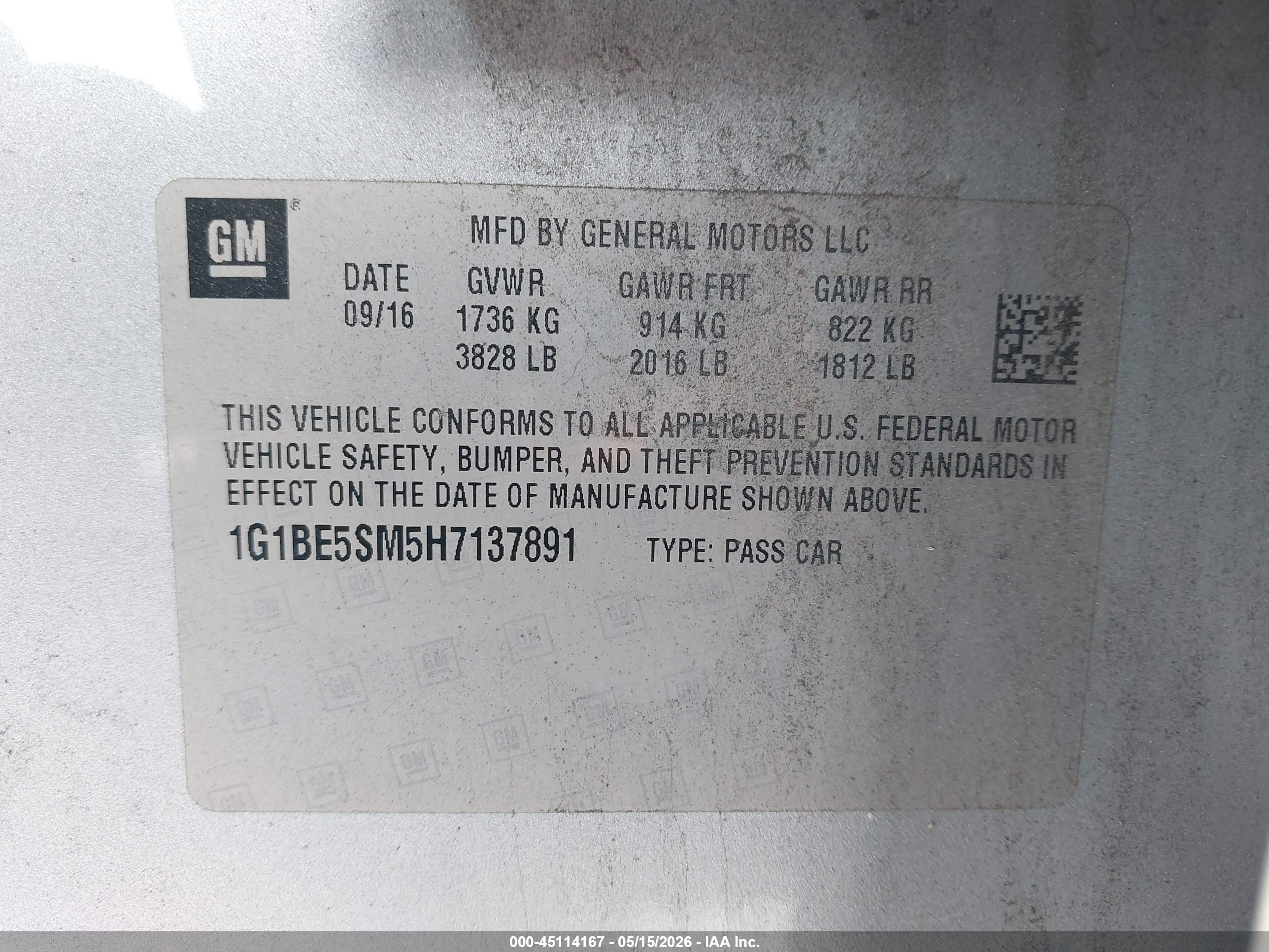 CHEVROLET CRUZE image 9