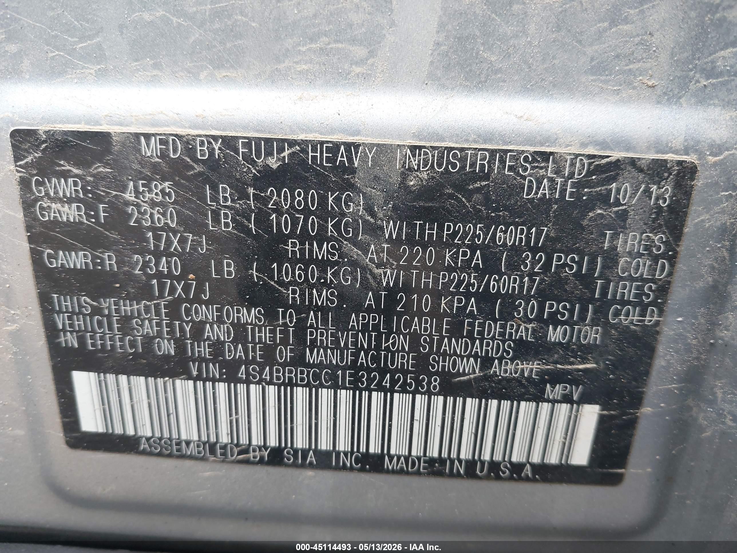SUBARU OUTBACK image 9