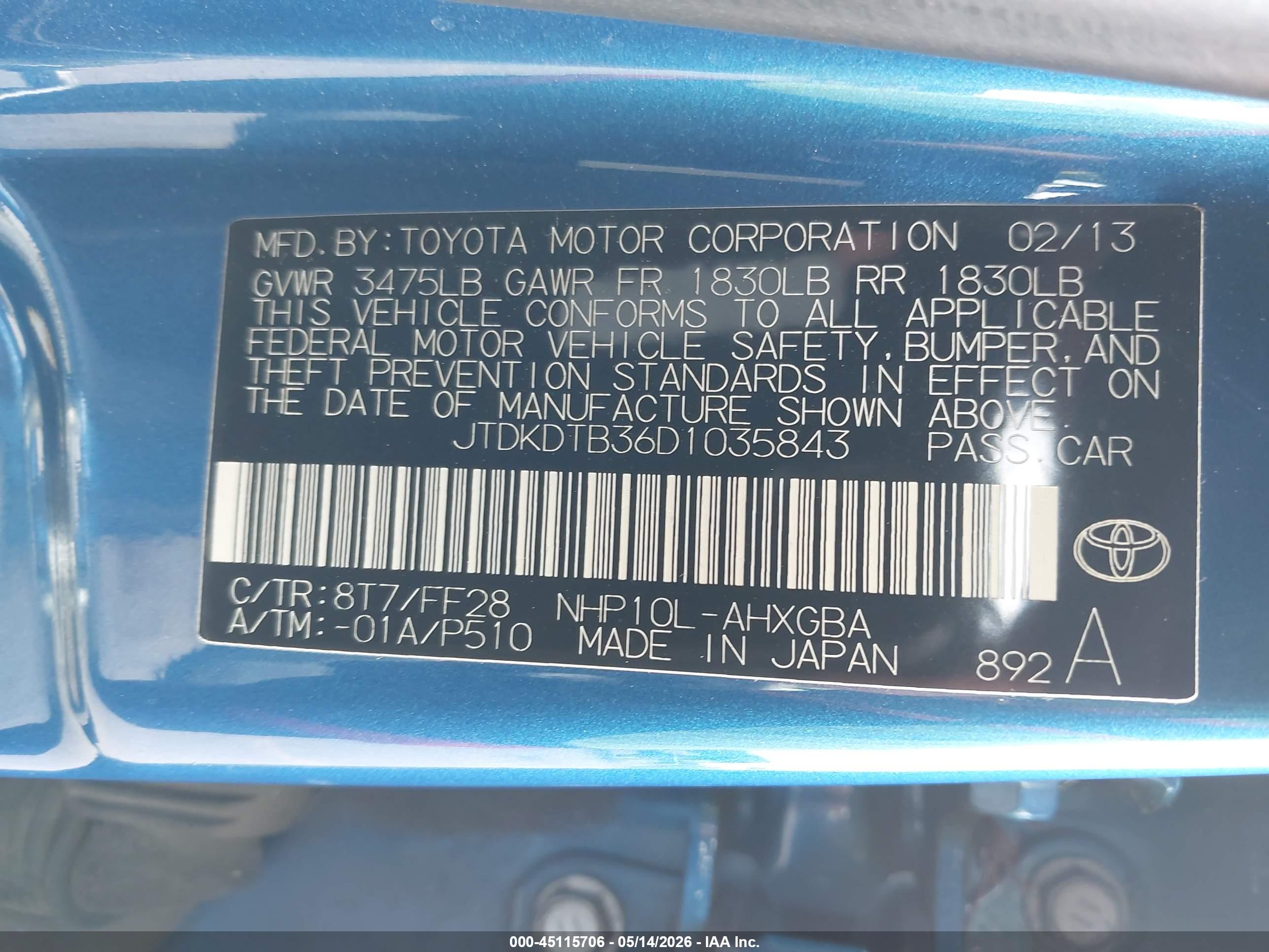 TOYOTA PRIUS image 9