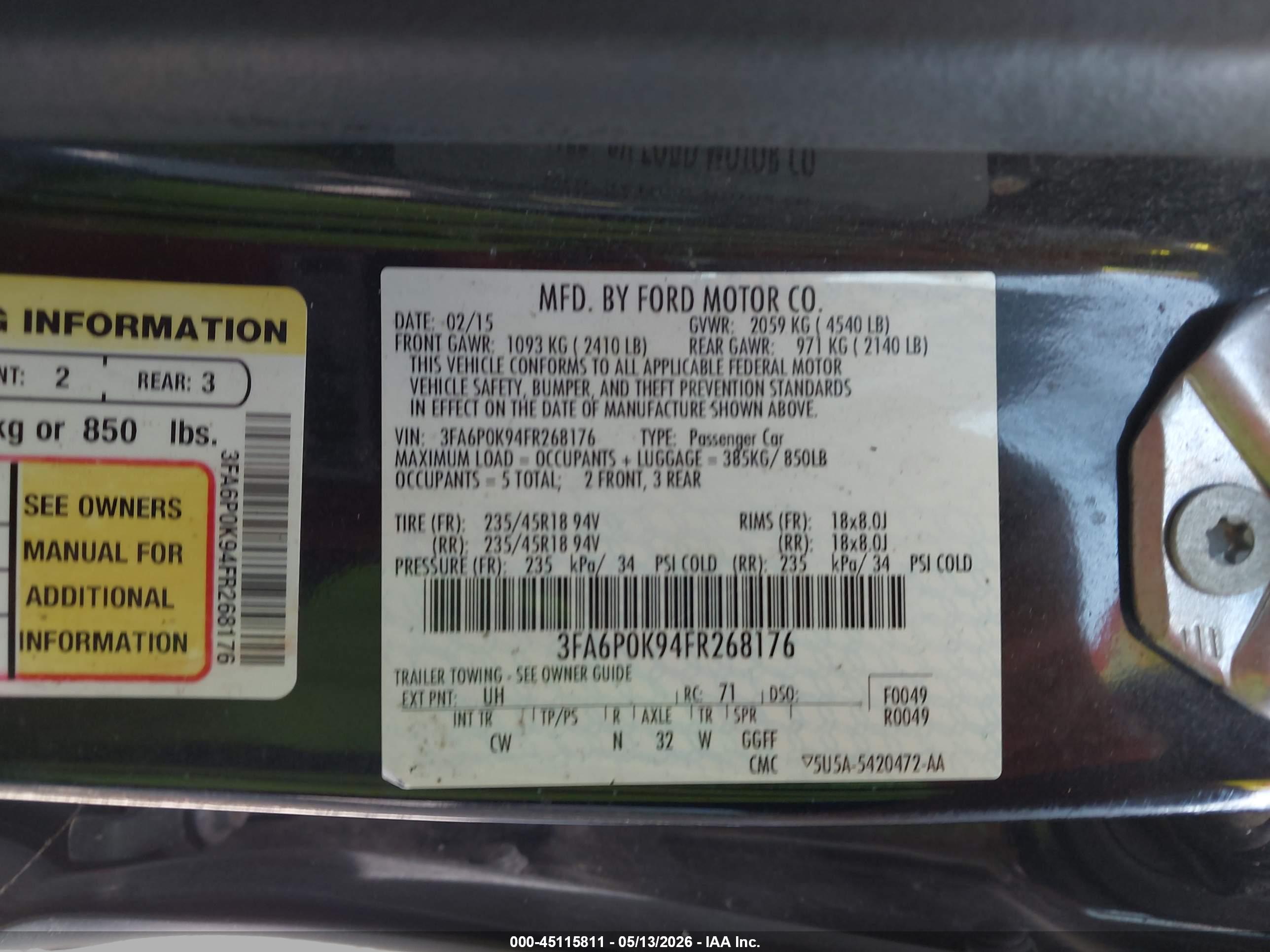 FORD FUSION image 9