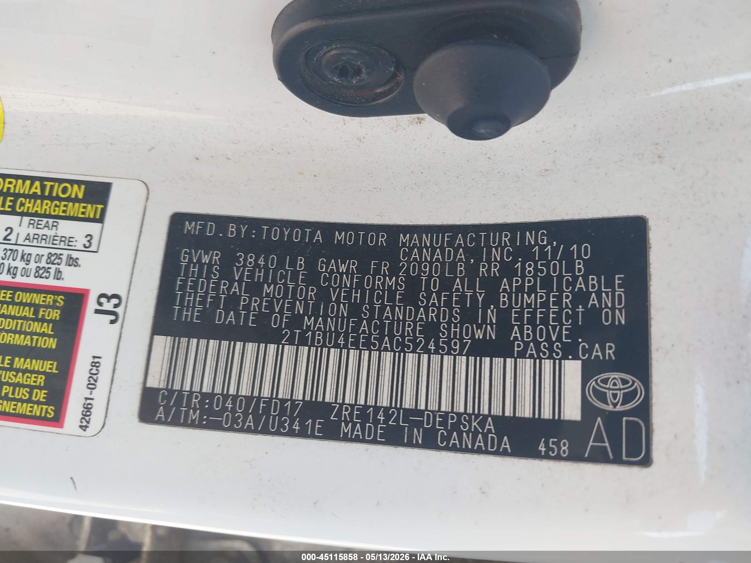 TOYOTA COROLLA image 9