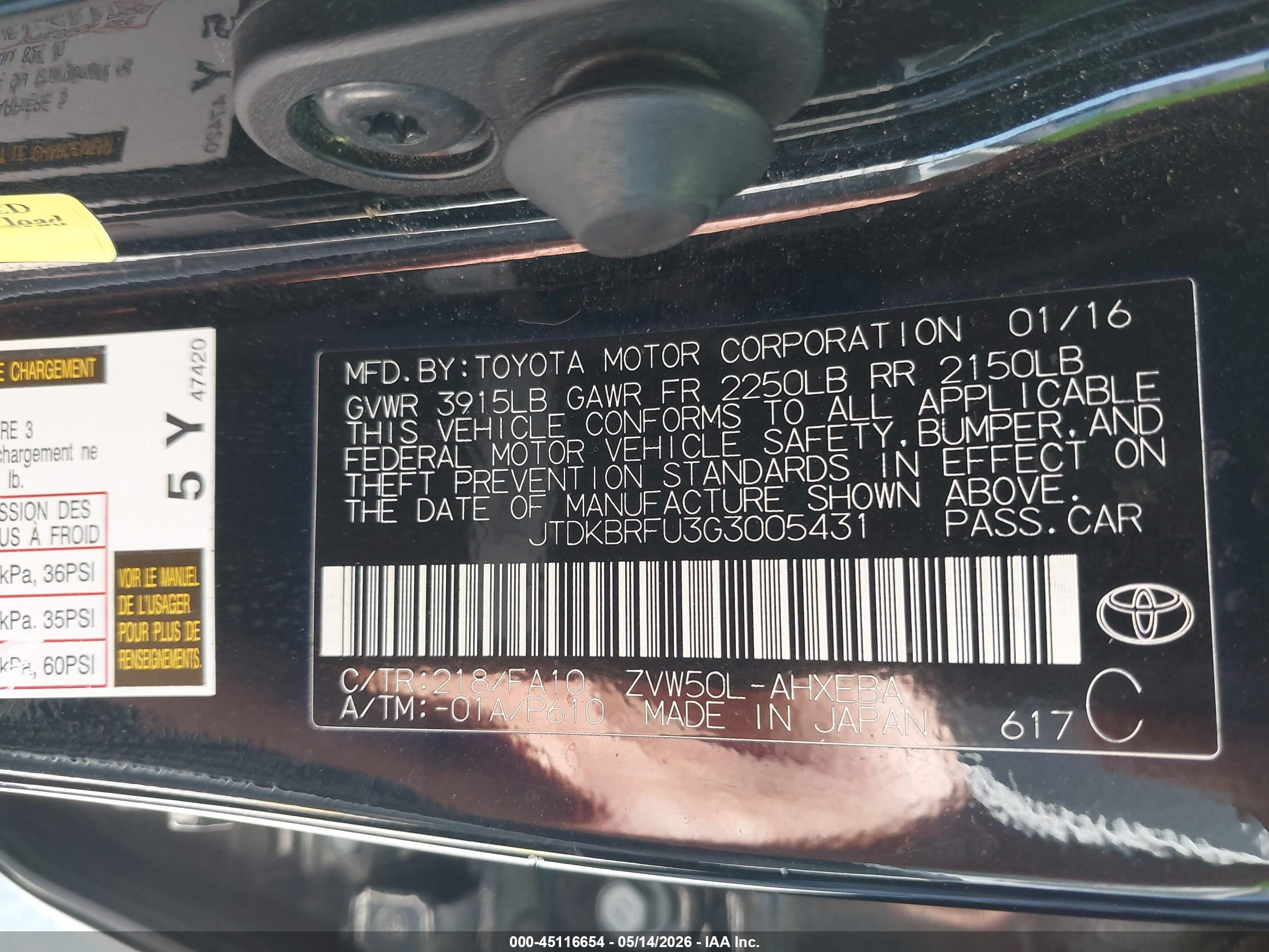TOYOTA PRIUS image 9
