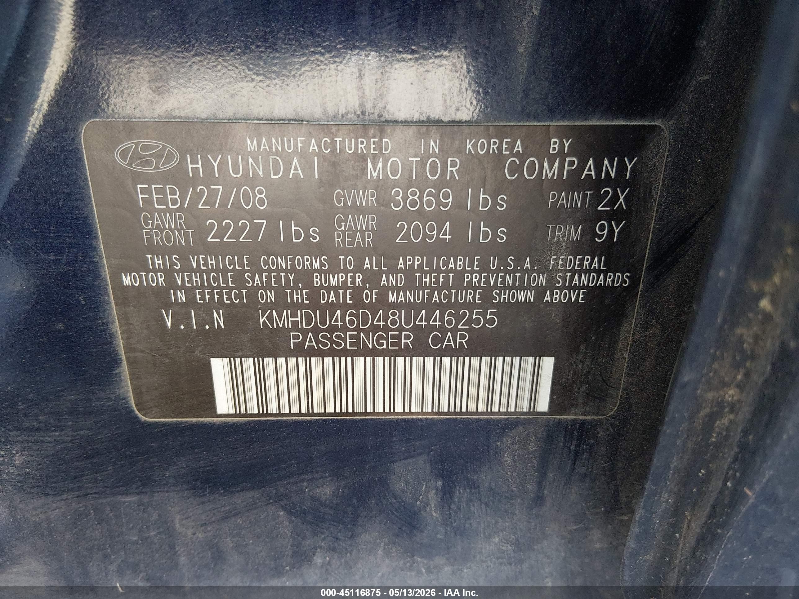 HYUNDAI ELANTRA image 9