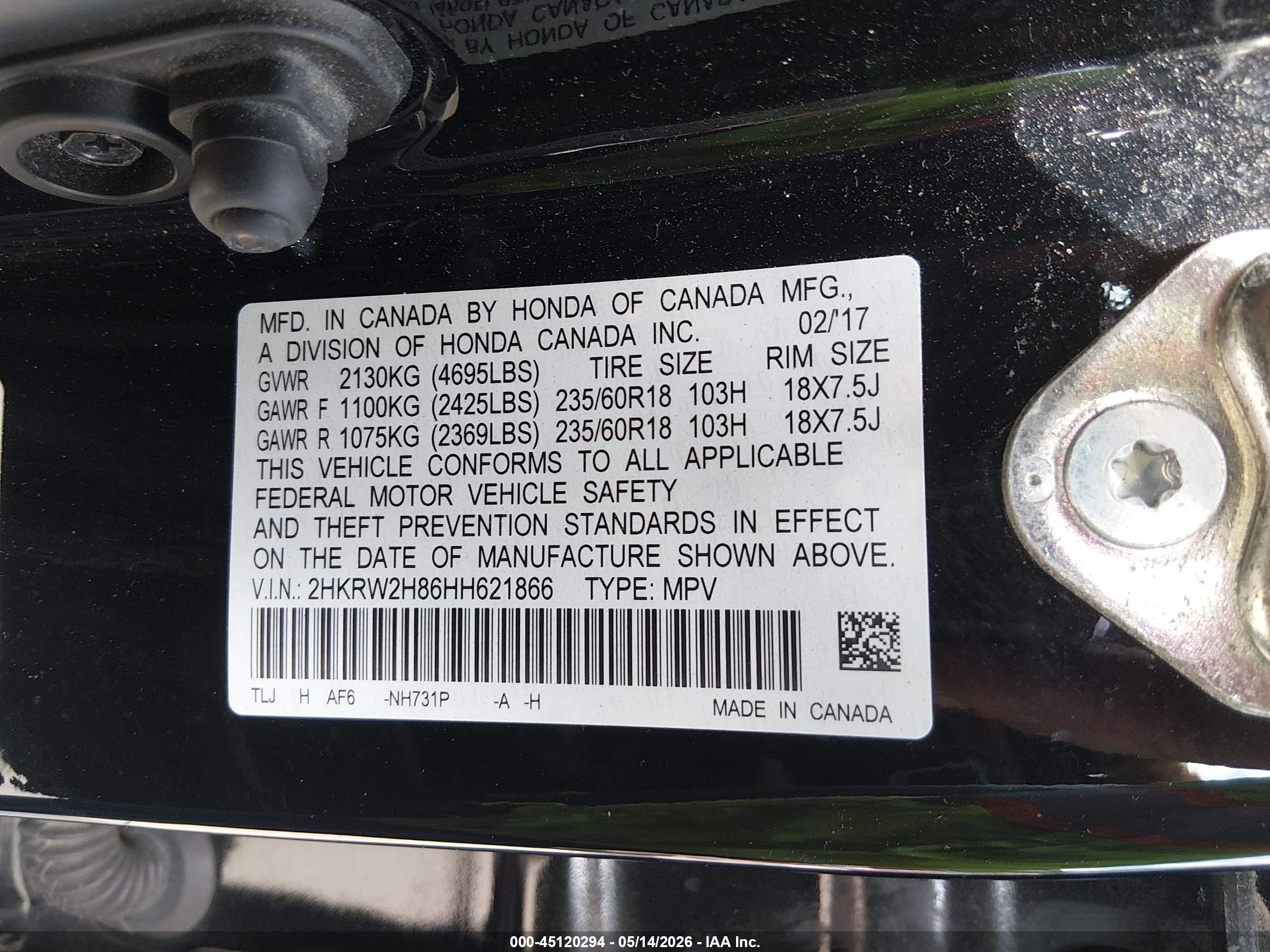 HONDA CR-V image 9
