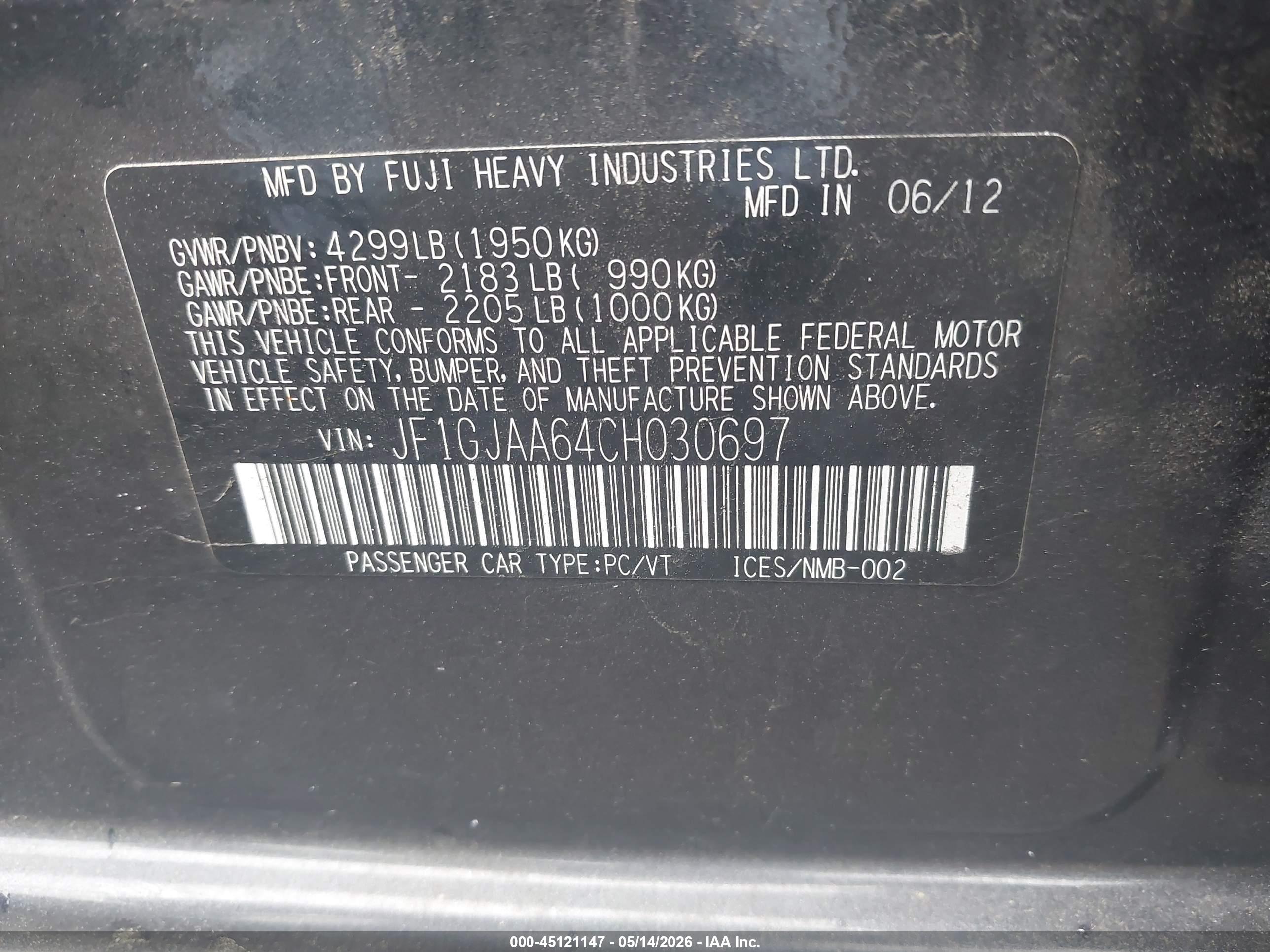 SUBARU IMPREZA image 9