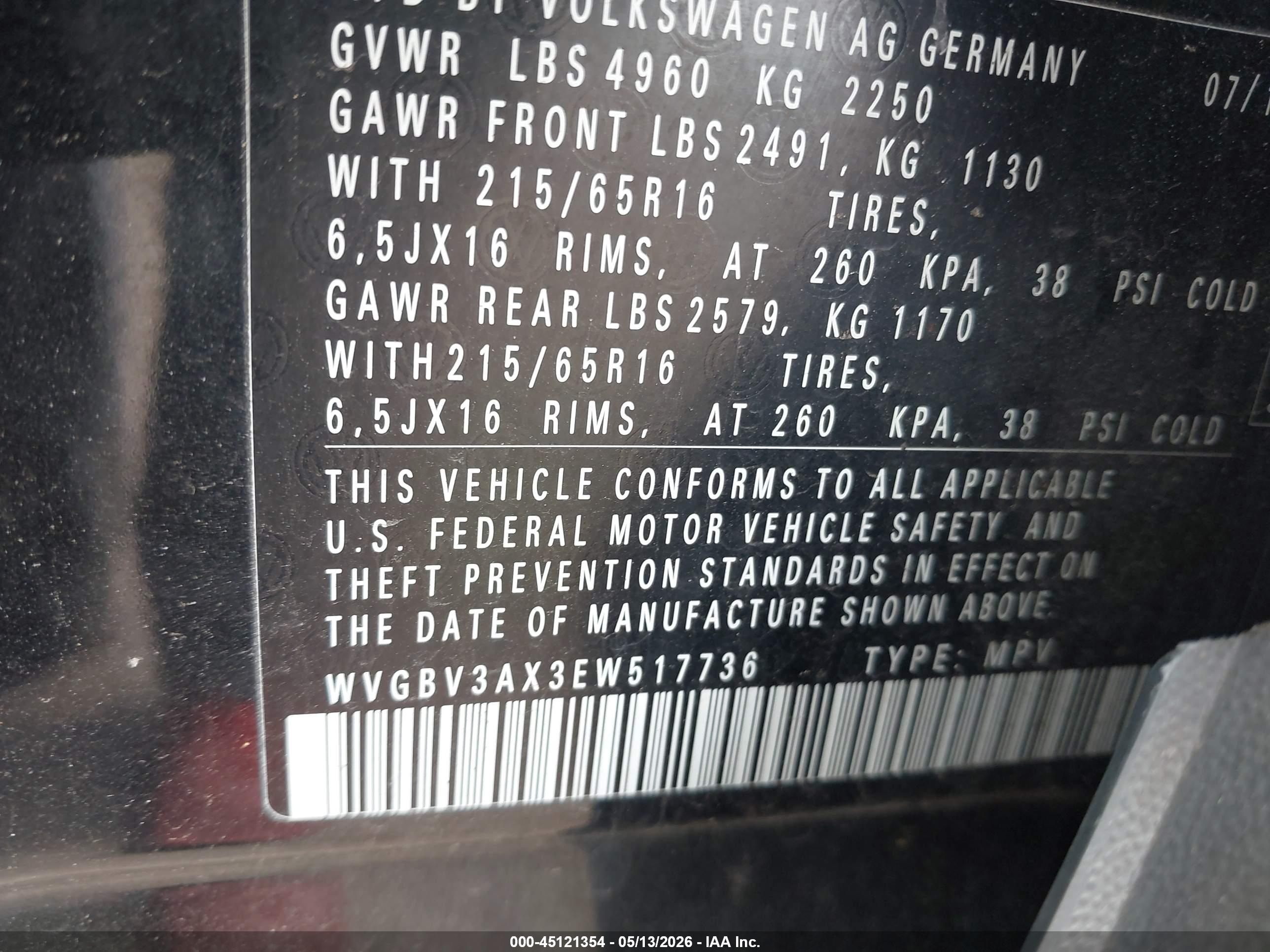 VOLKSWAGEN TIGUAN image 9
