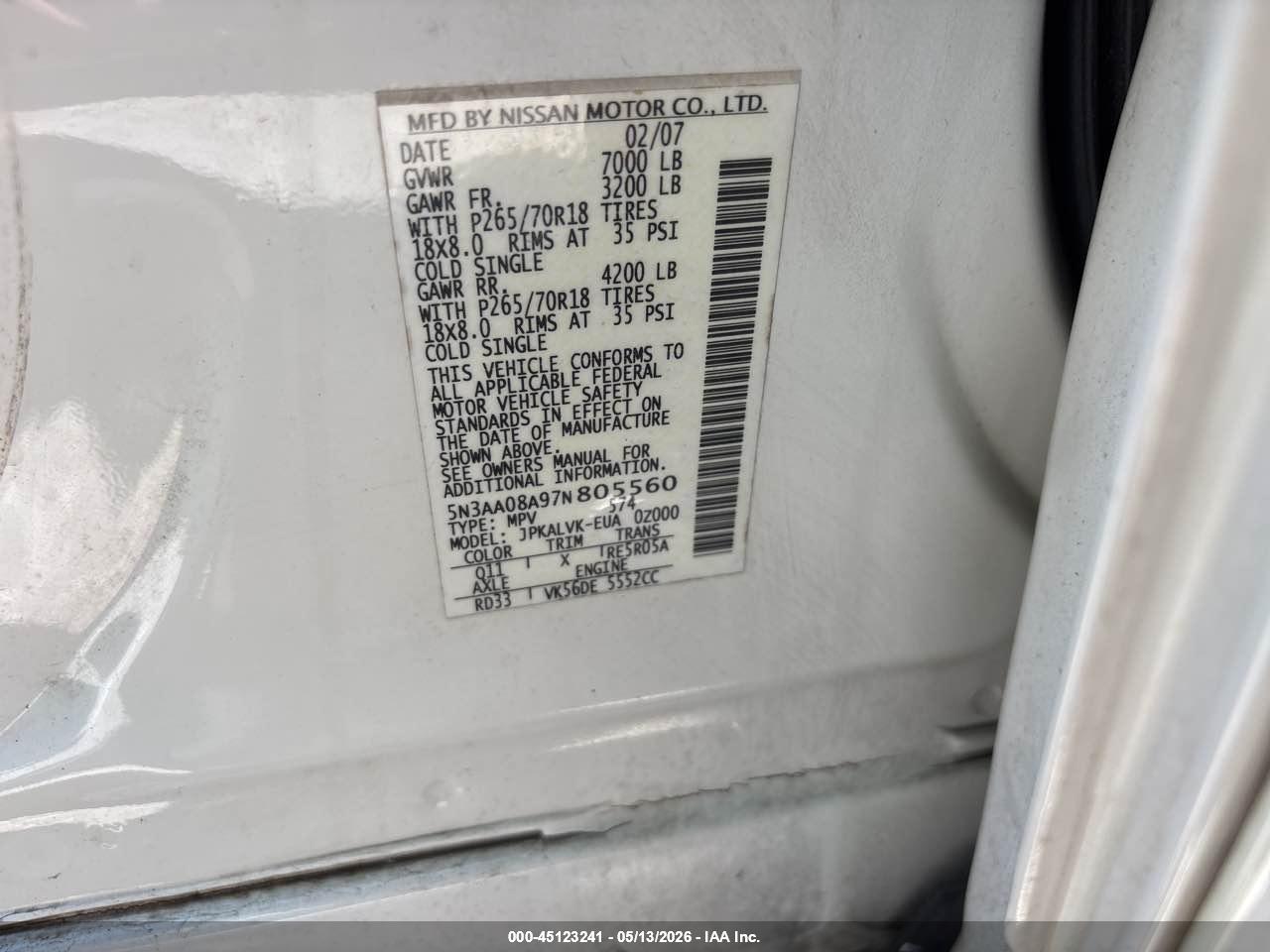 INFINITI QX56 image 9