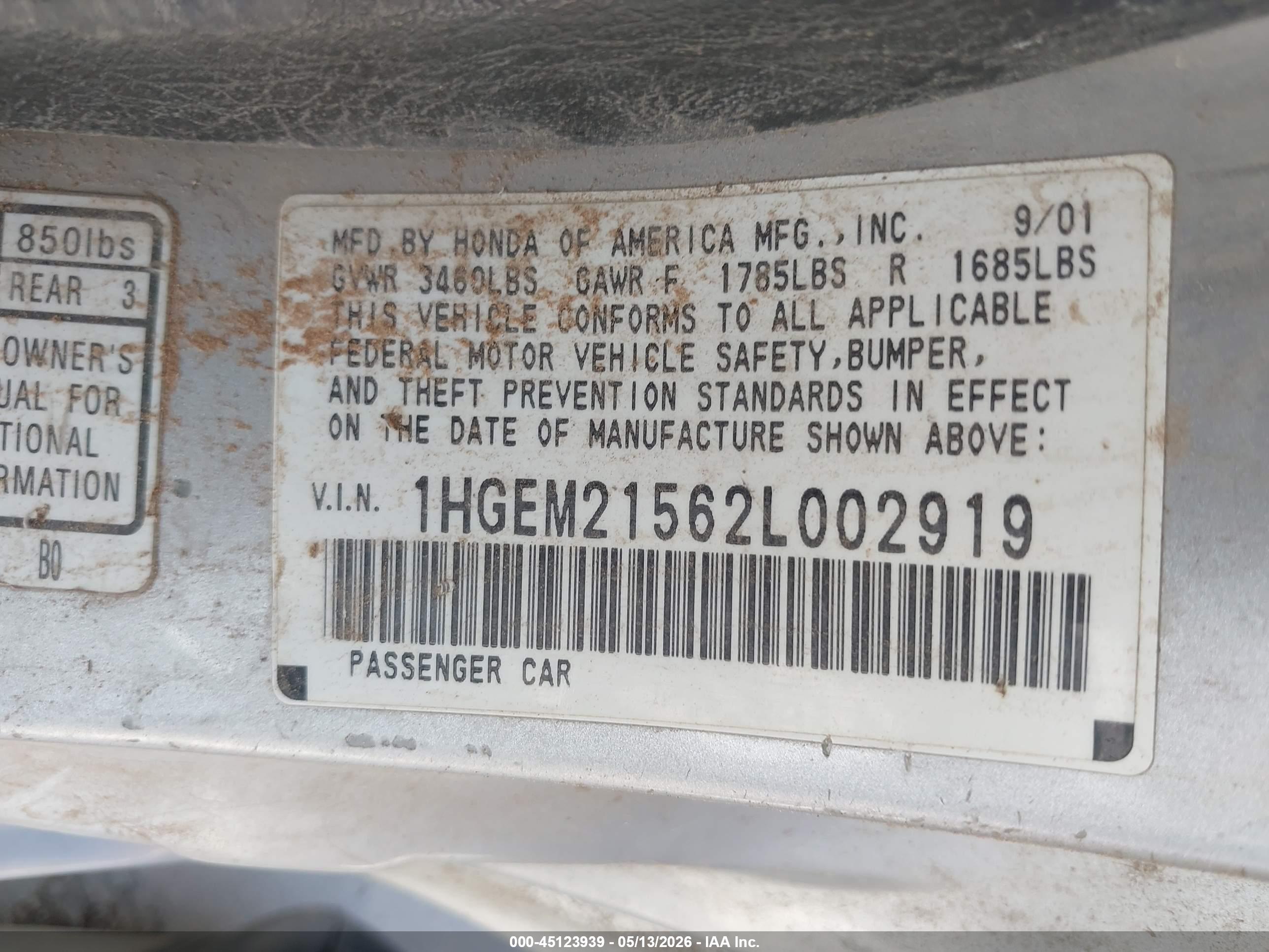 HONDA CIVIC image 9