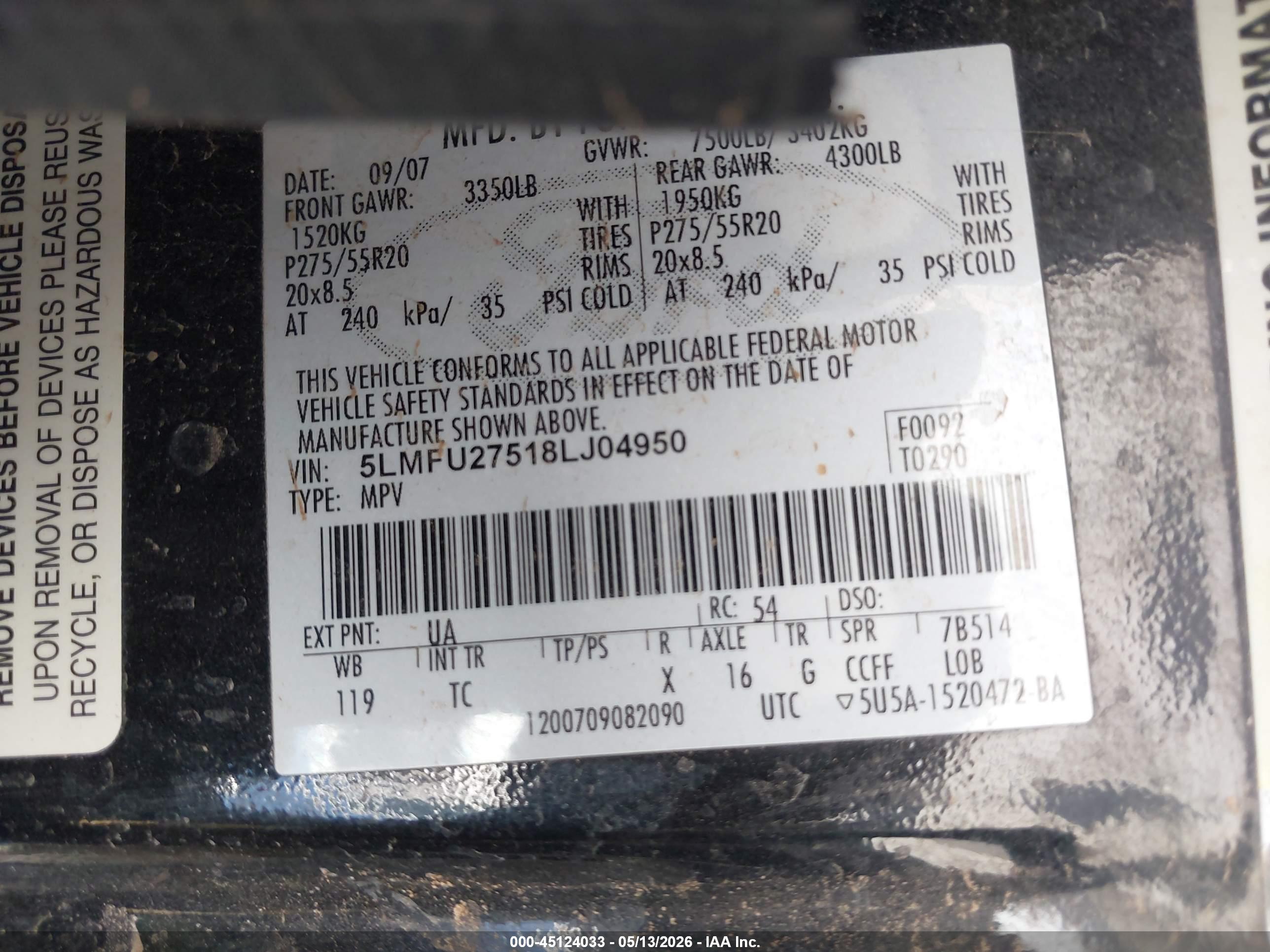 LINCOLN NAVIGATOR image 9
