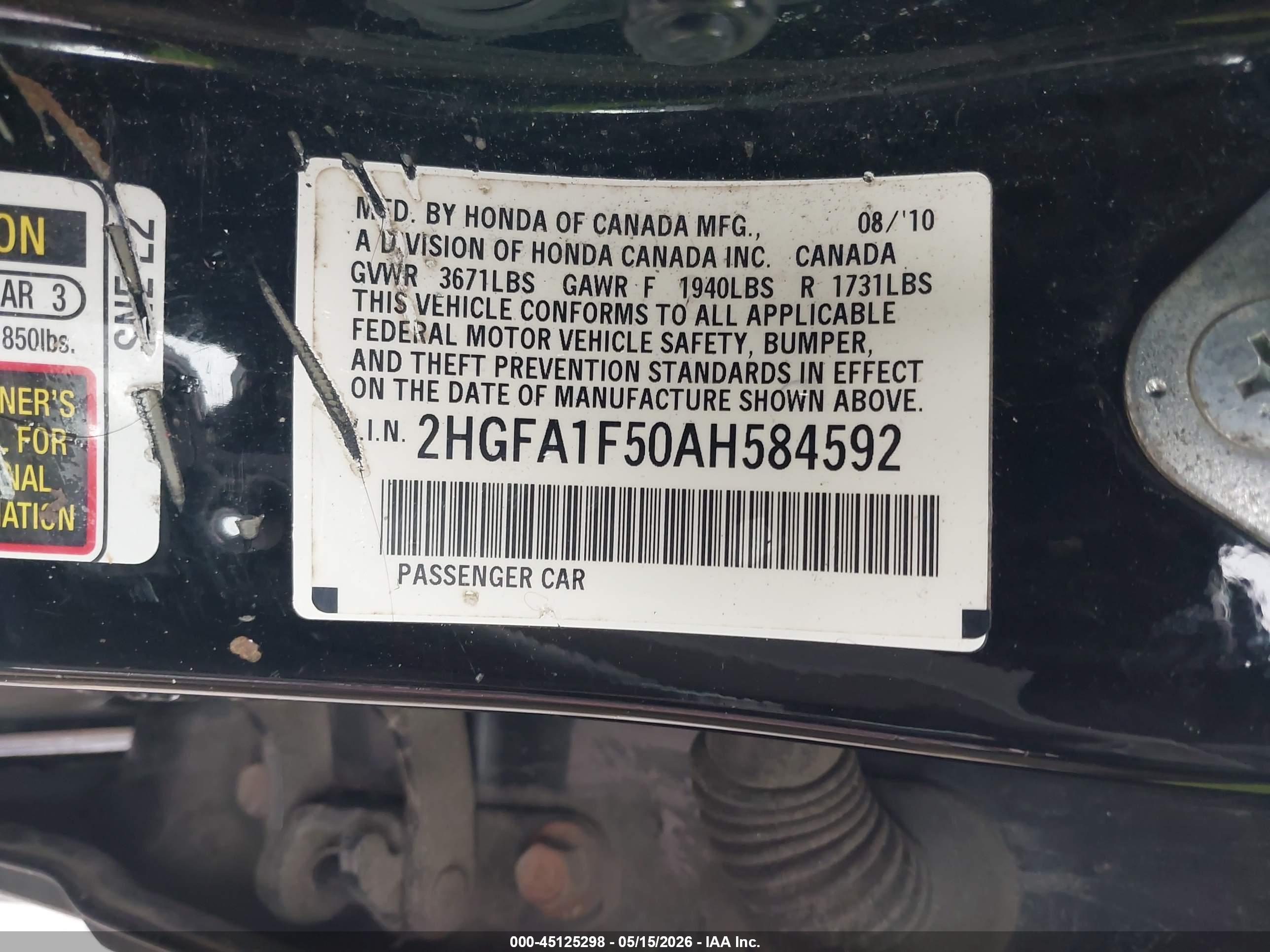 HONDA CIVIC image 9