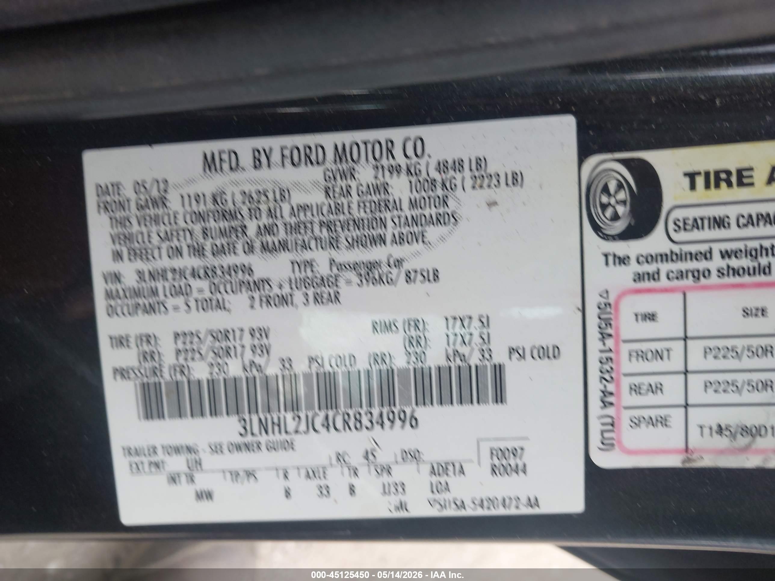 LINCOLN MKZ image 9