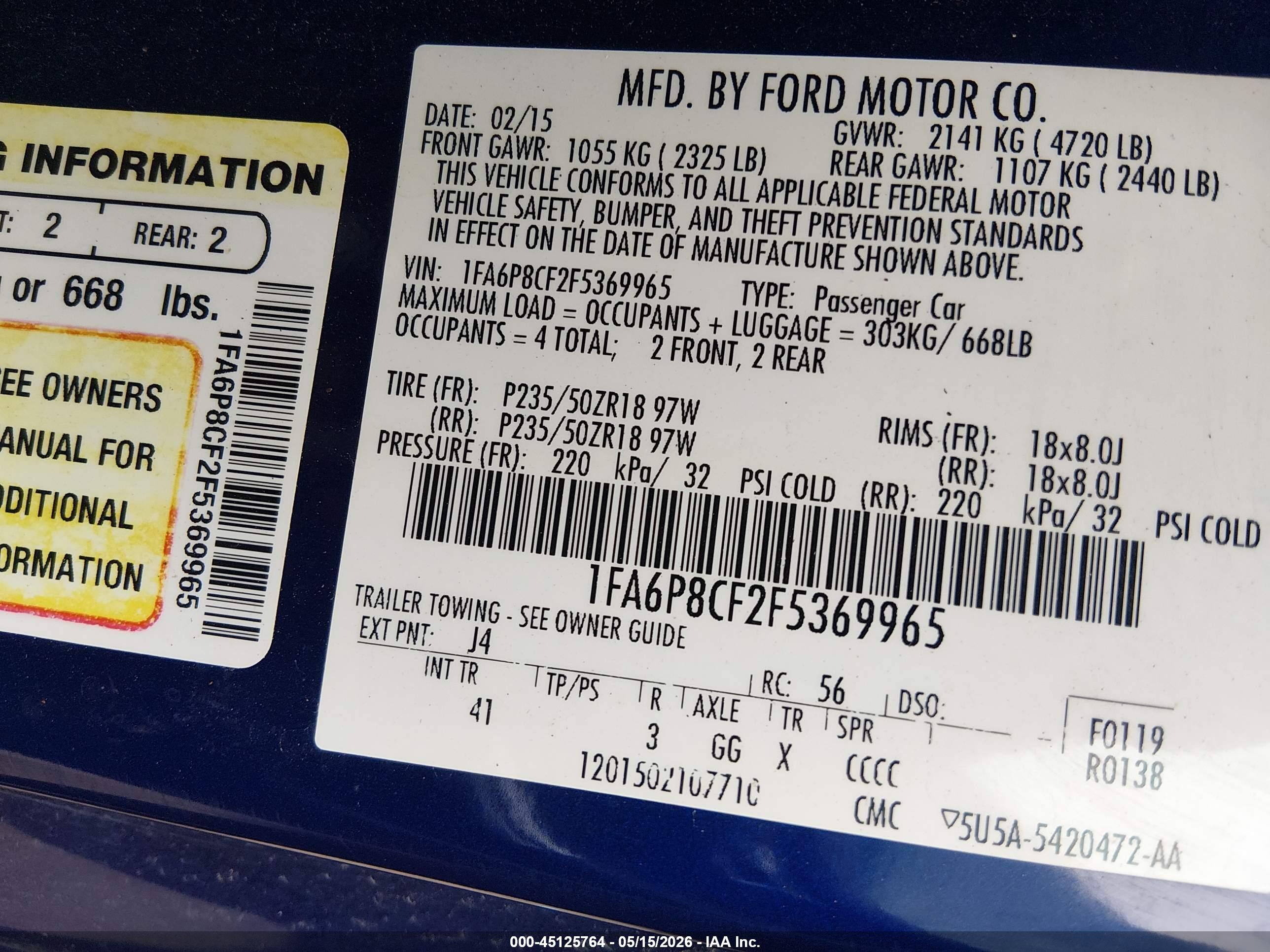 FORD MUSTANG image 9
