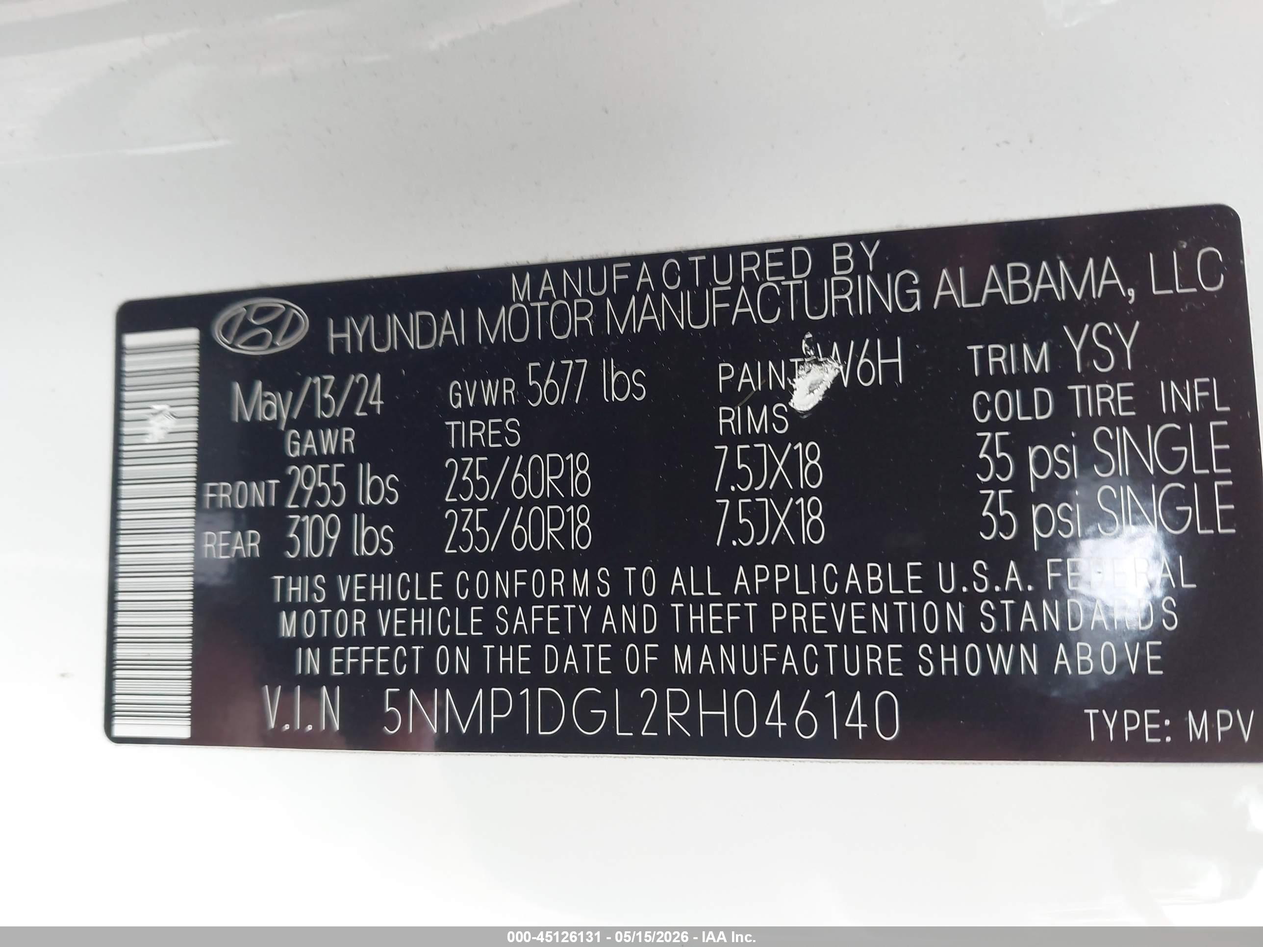 HYUNDAI SANTA image 9