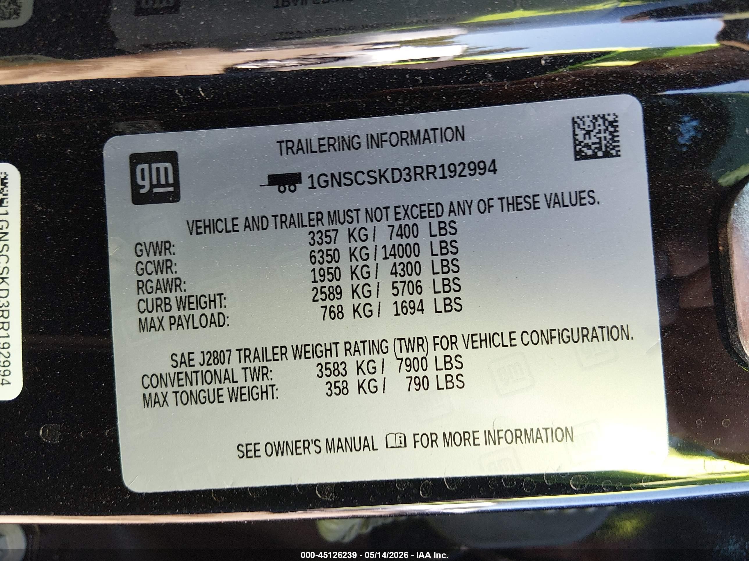 CHEVROLET TAHOE image 9