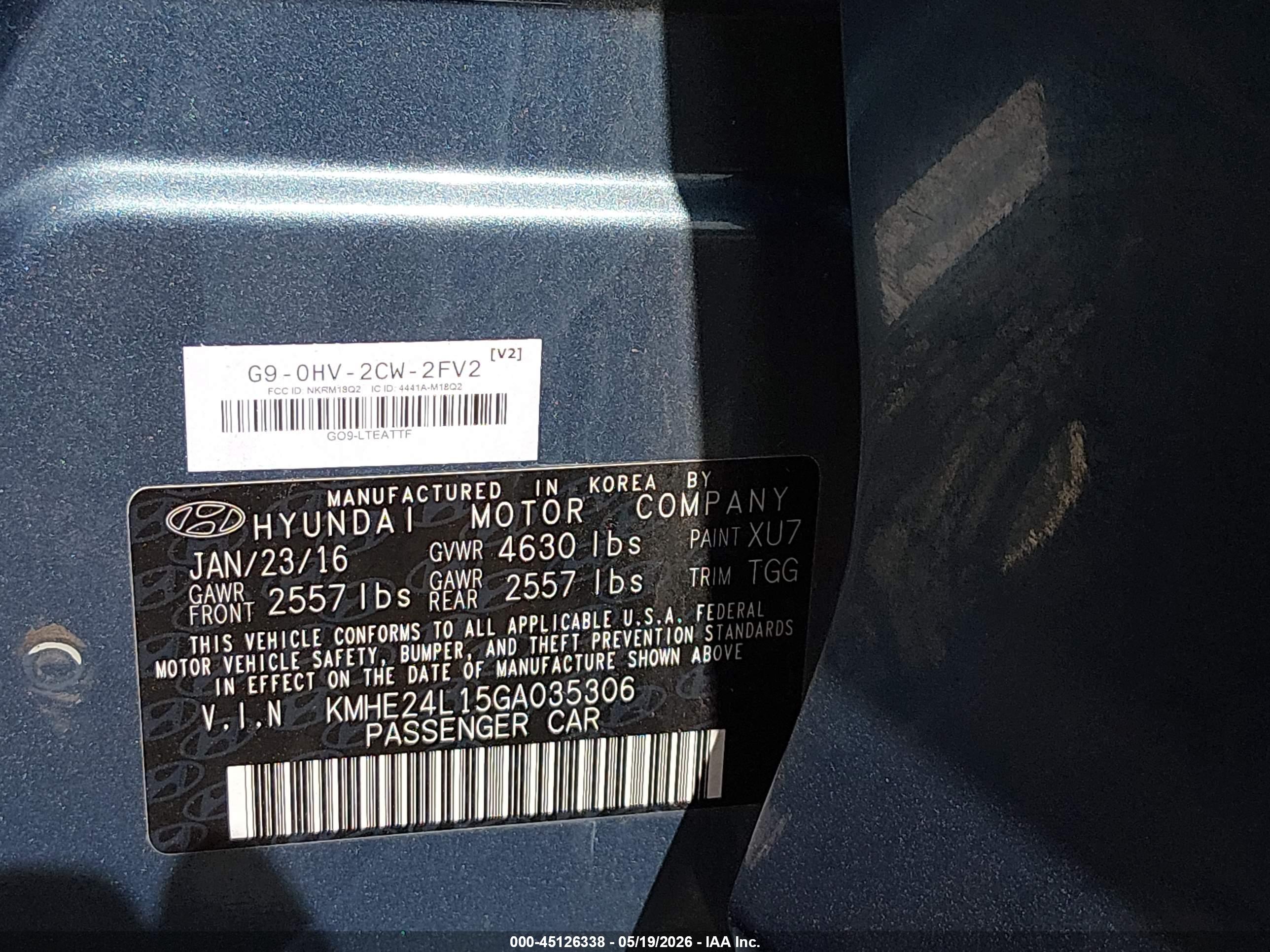 HYUNDAI SONATA image 9