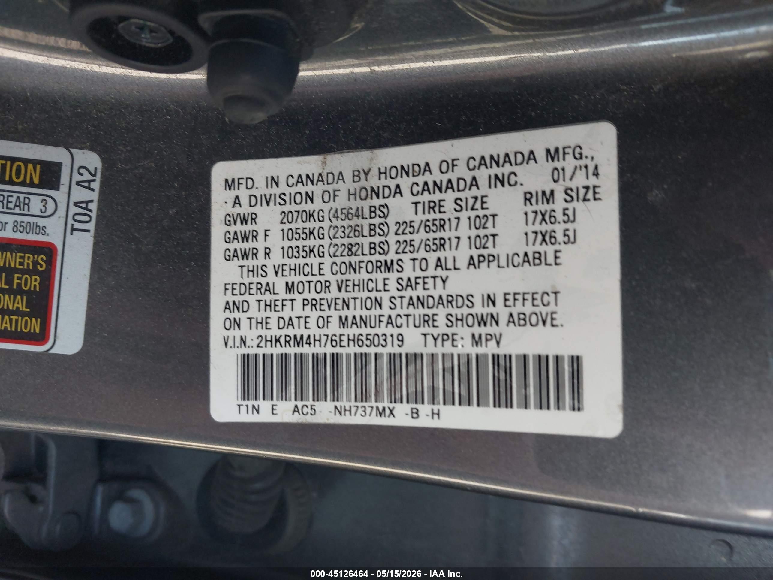 HONDA CR-V image 9