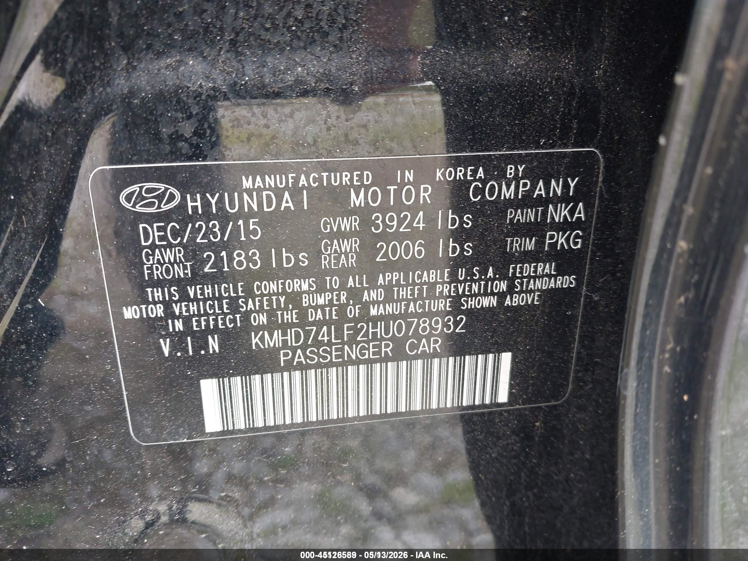 HYUNDAI ELANTRA image 9