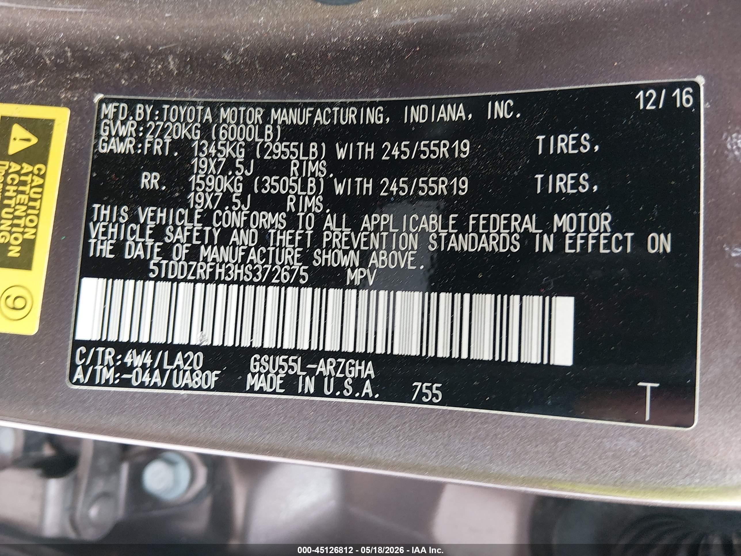TOYOTA HIGHLANDER image 9