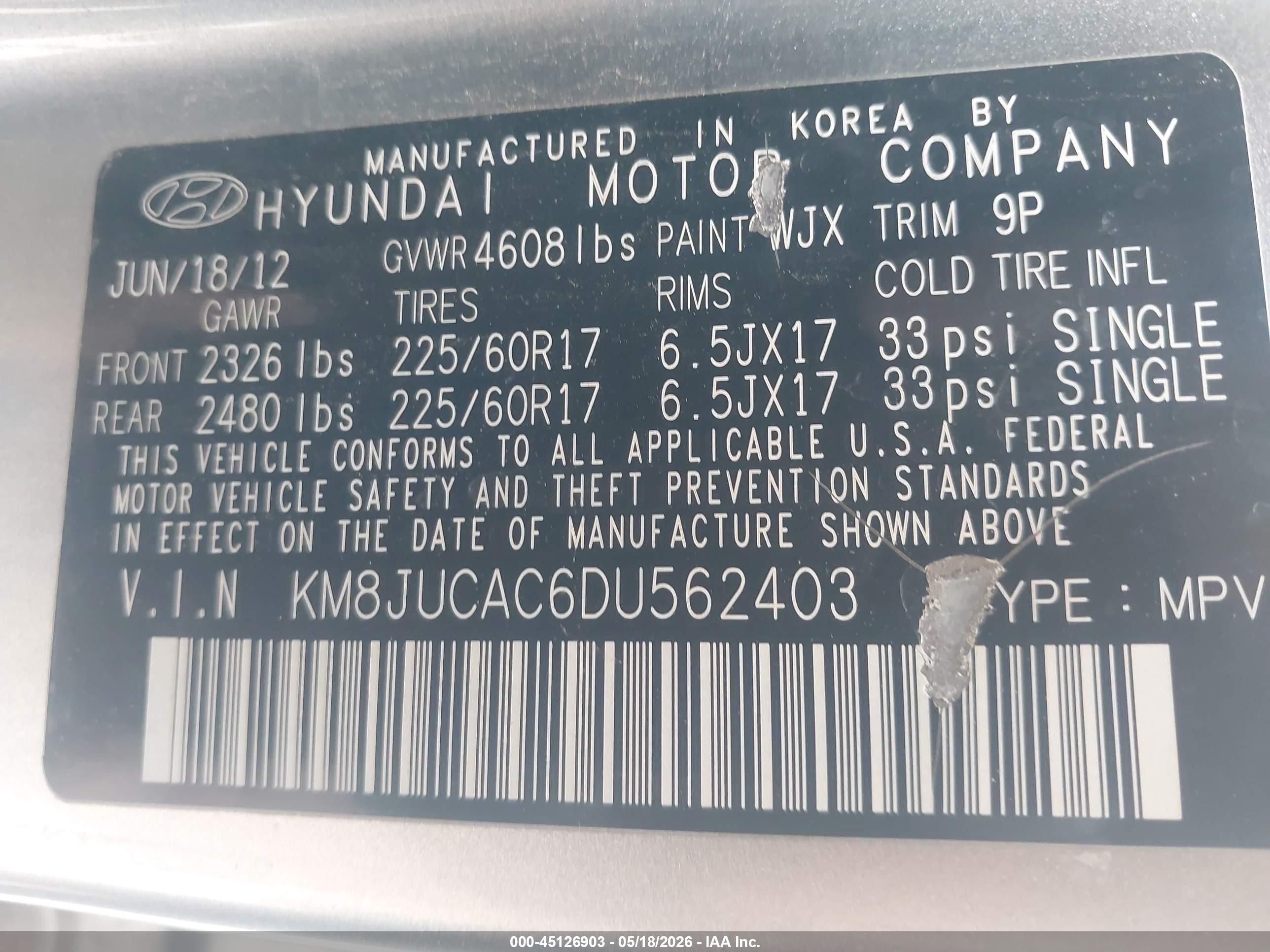 HYUNDAI TUCSON image 9