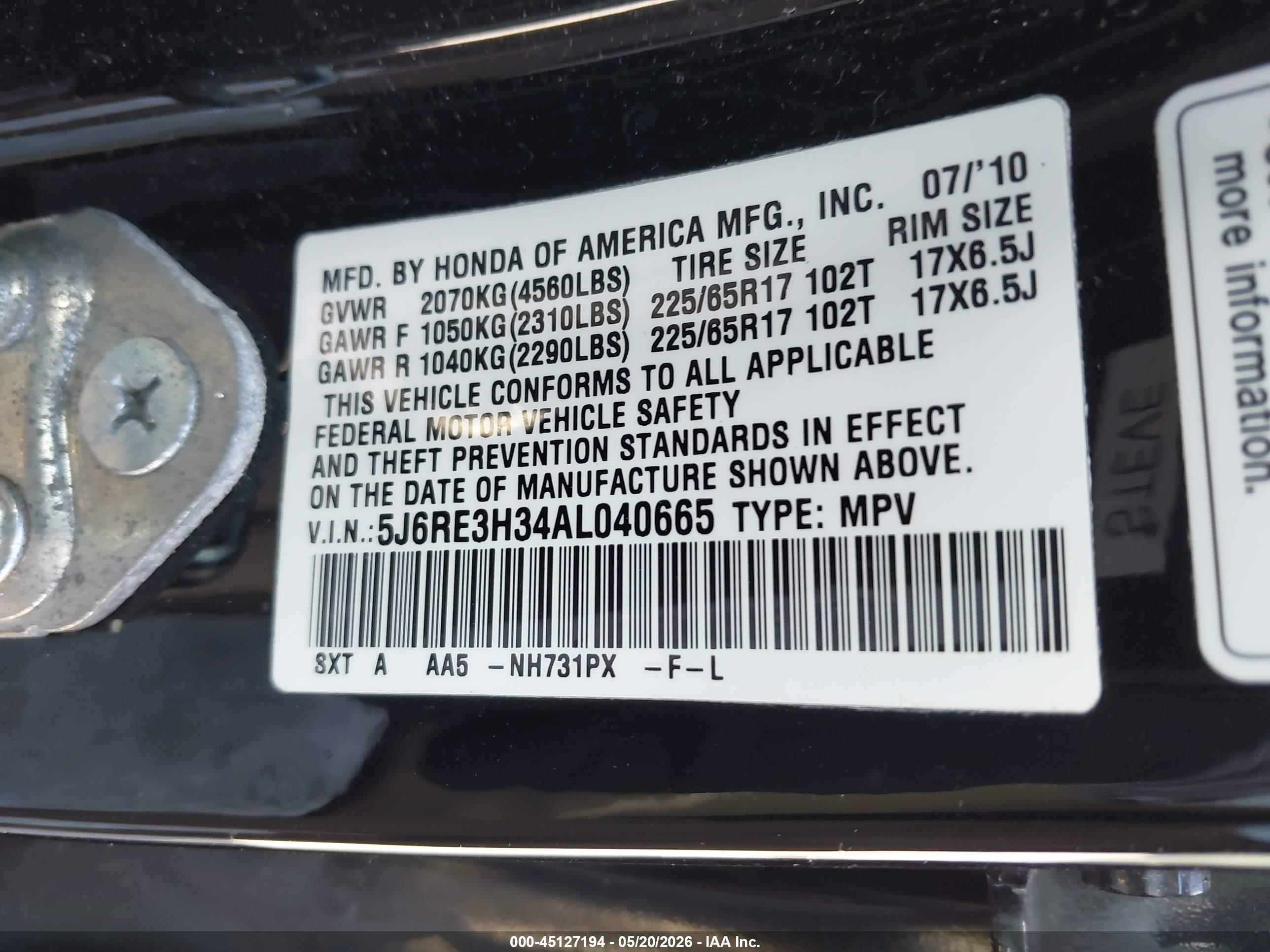 HONDA CR-V image 9