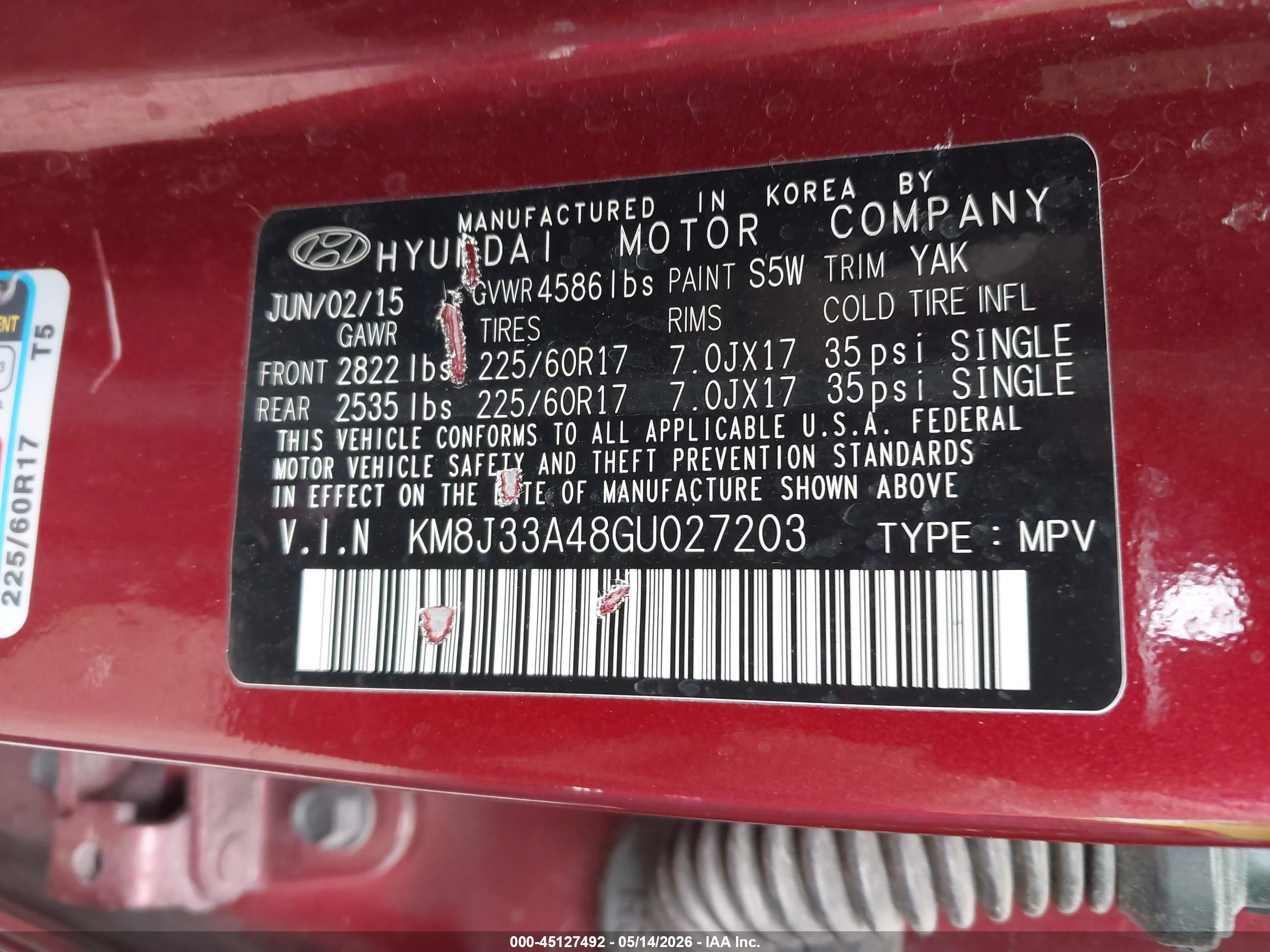 HYUNDAI TUCSON image 9