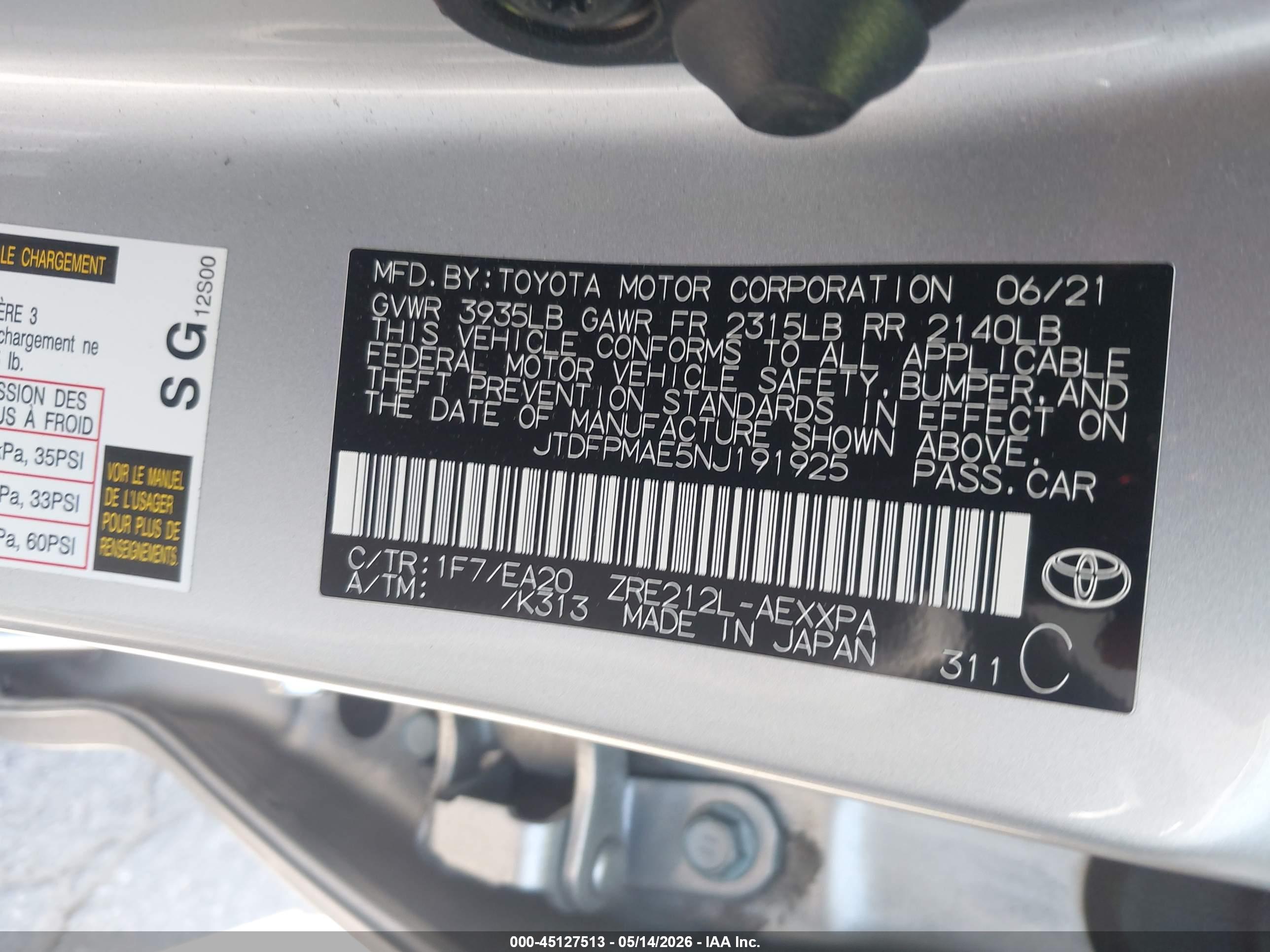 TOYOTA COROLLA image 9