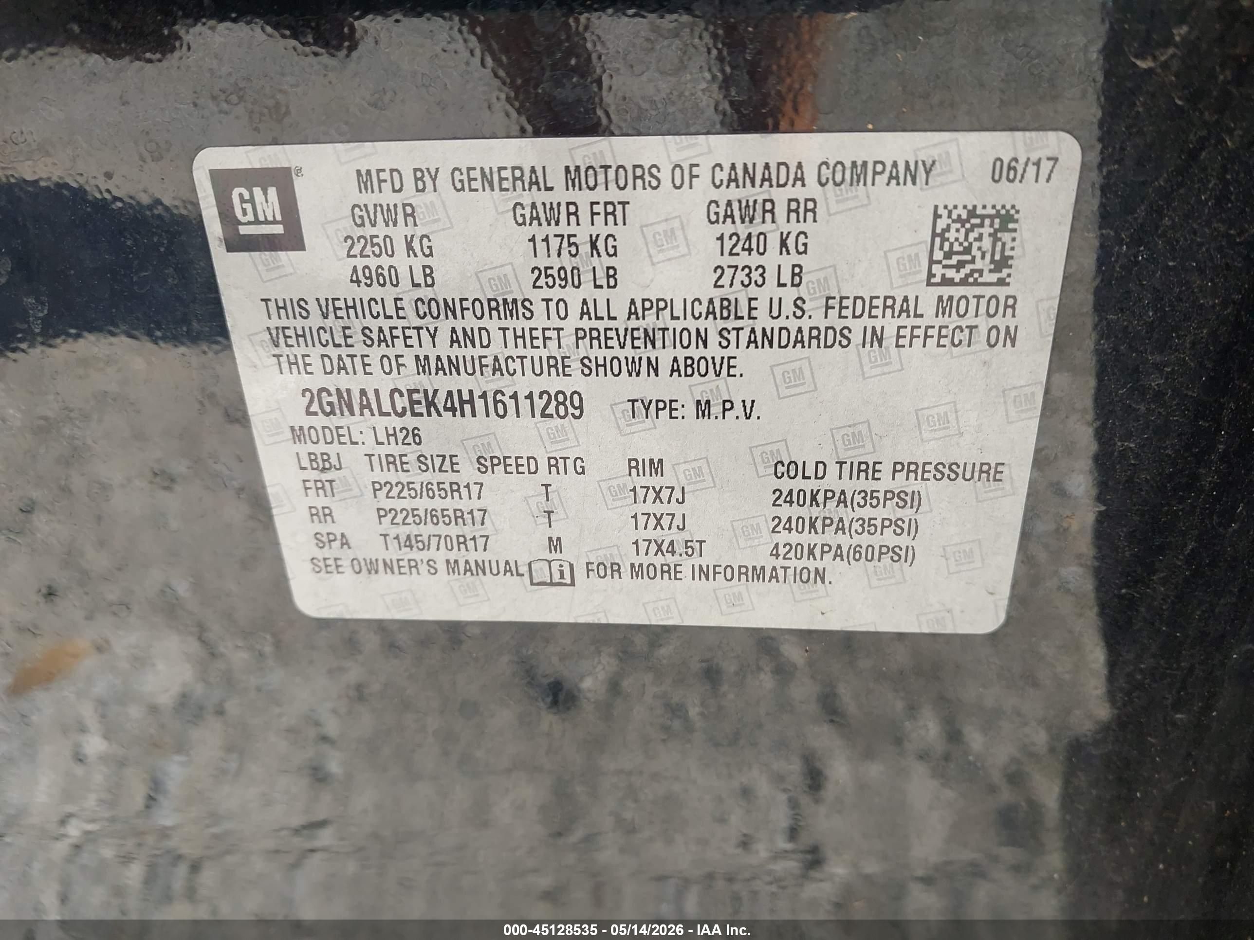 CHEVROLET EQUINOX image 9