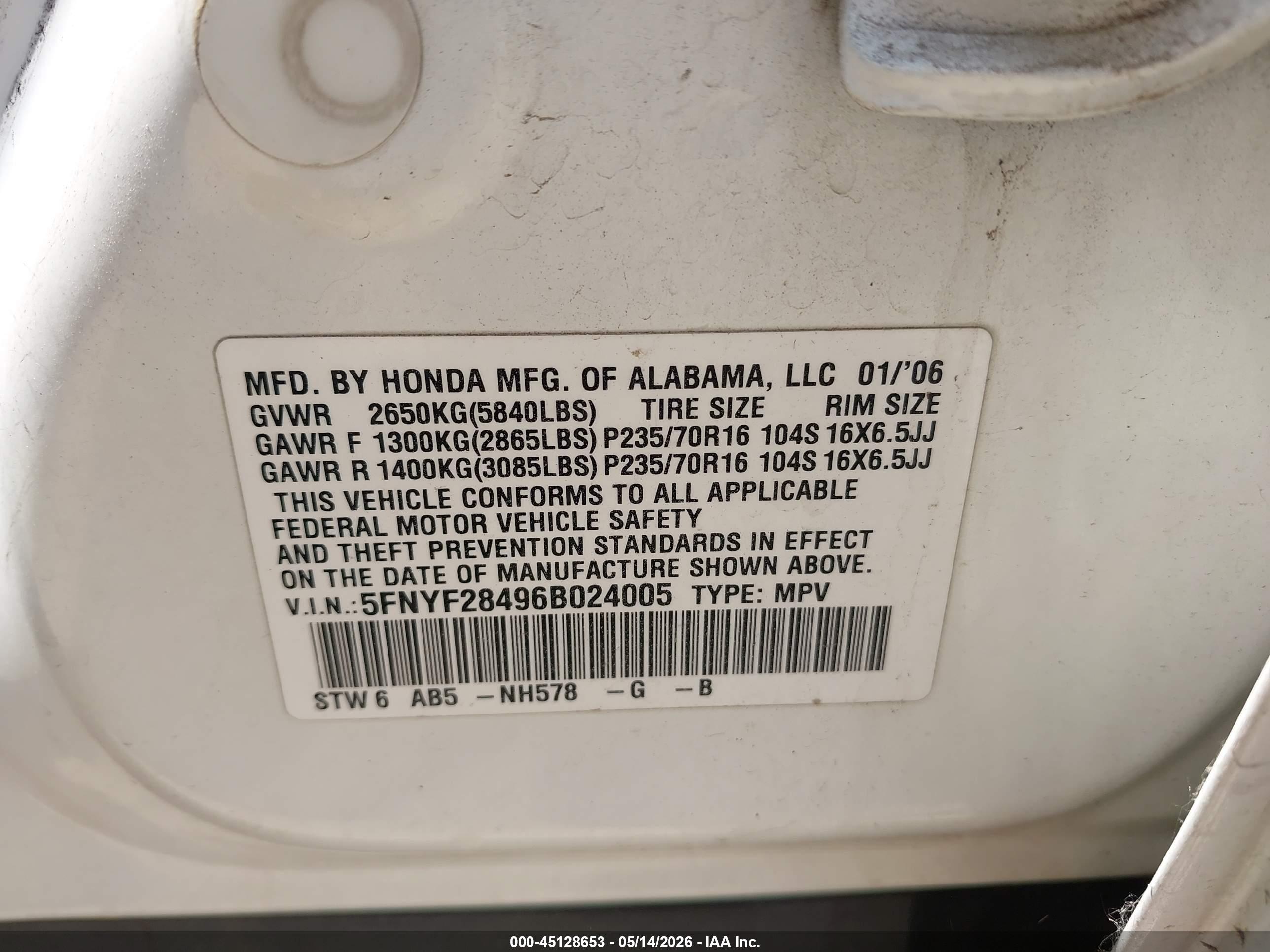 HONDA PILOT image 9