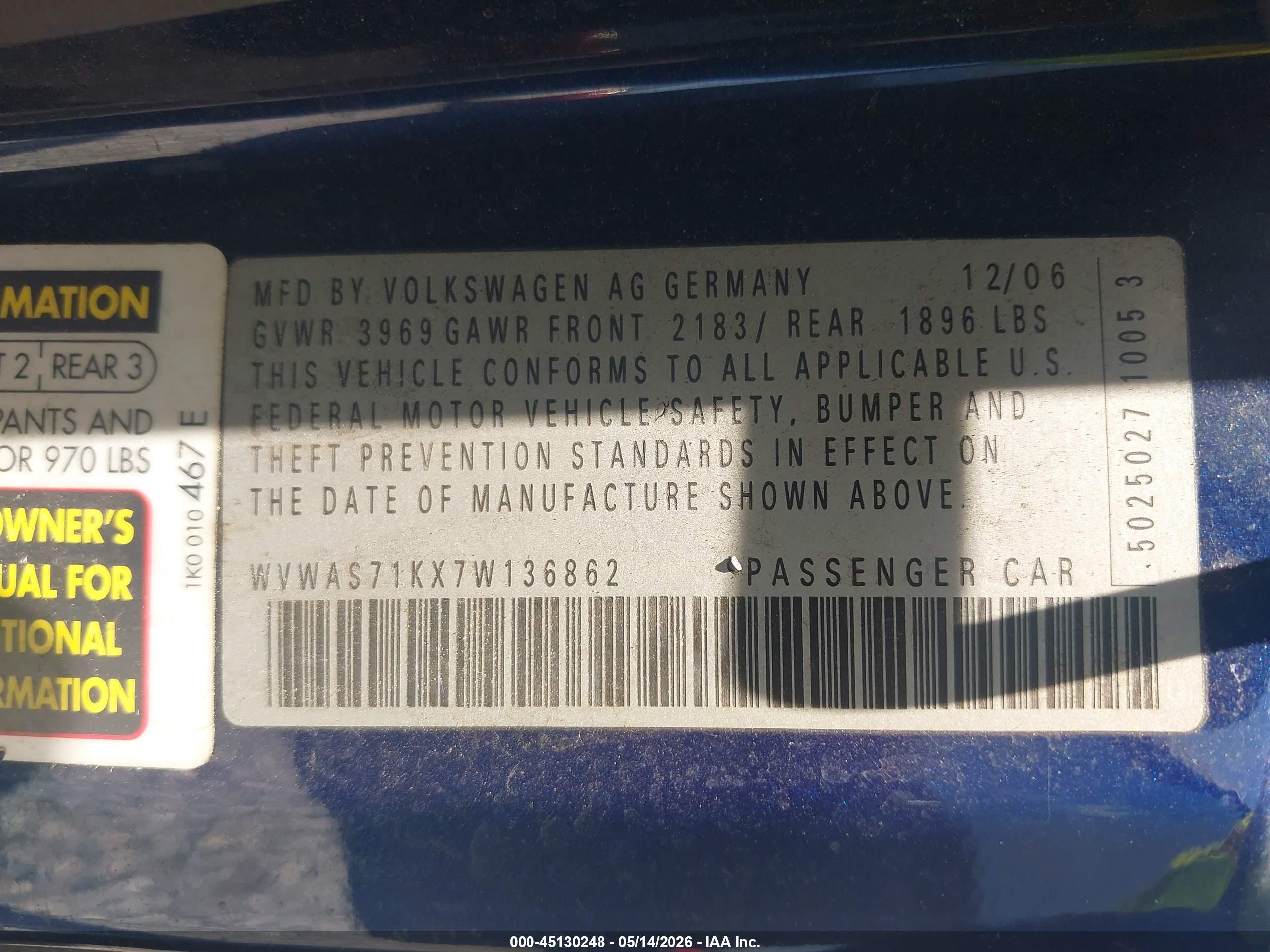 VOLKSWAGEN RABBIT image 9