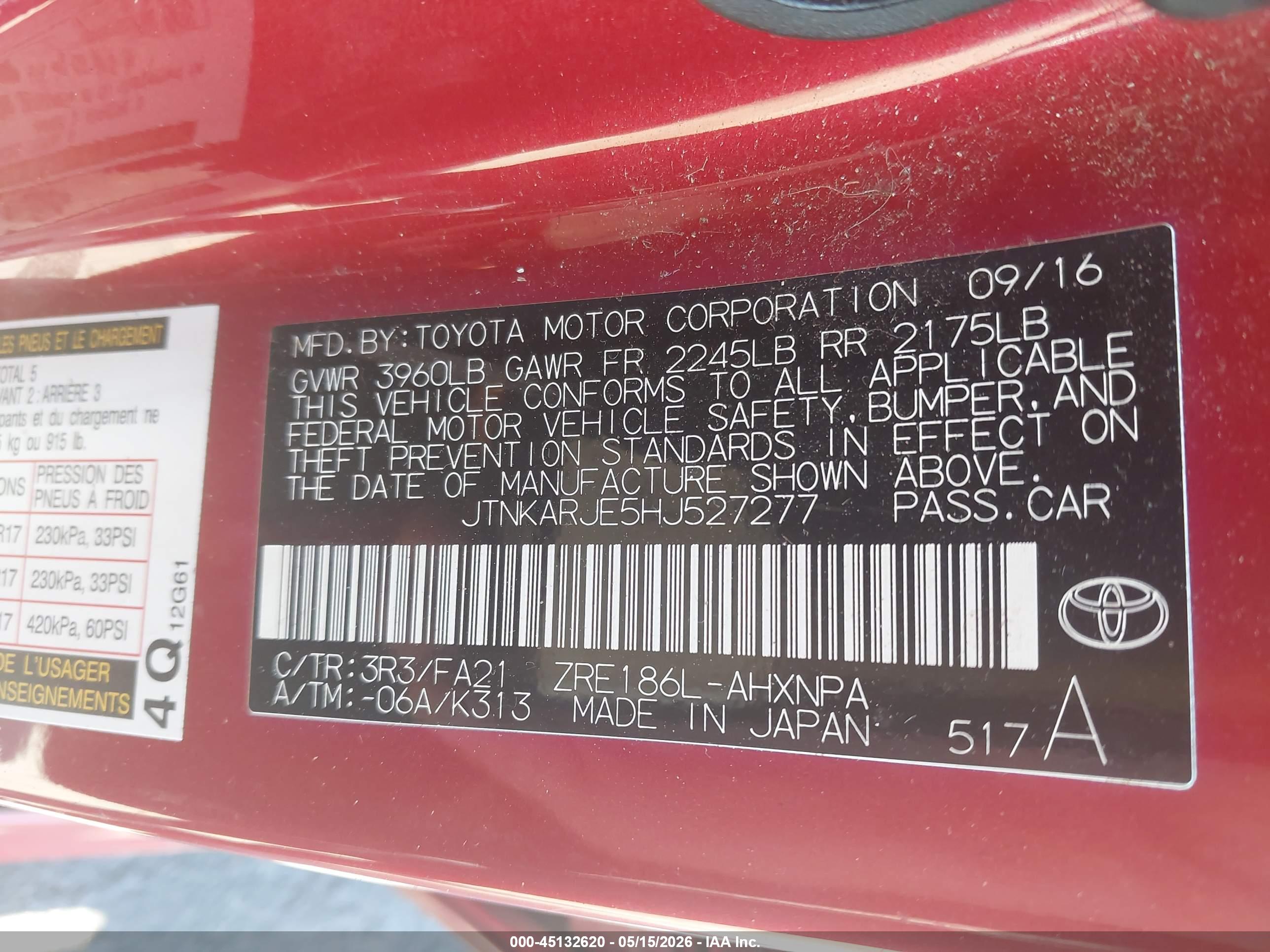 TOYOTA COROLLA image 9