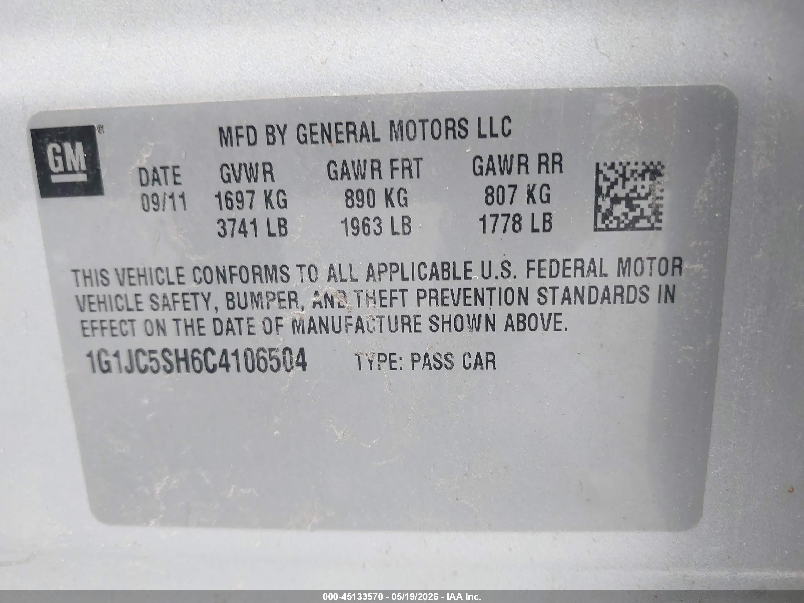 CHEVROLET SONIC image 9