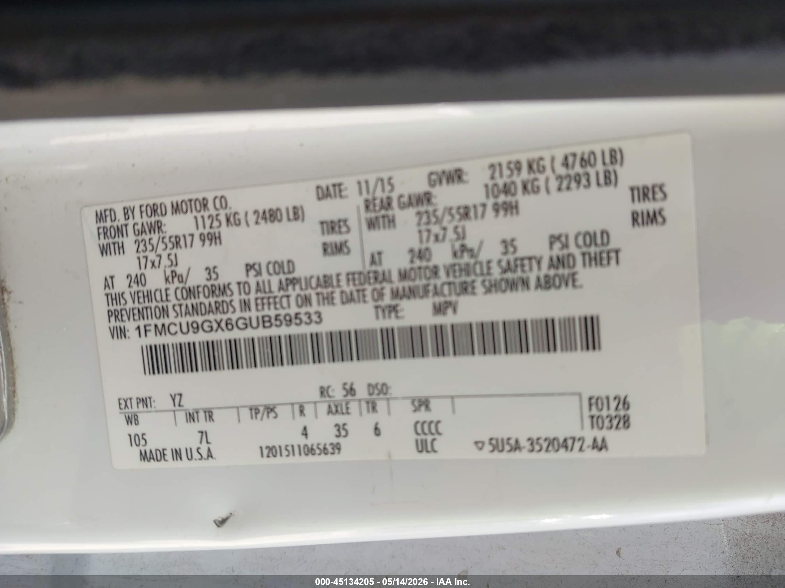 FORD ESCAPE image 9