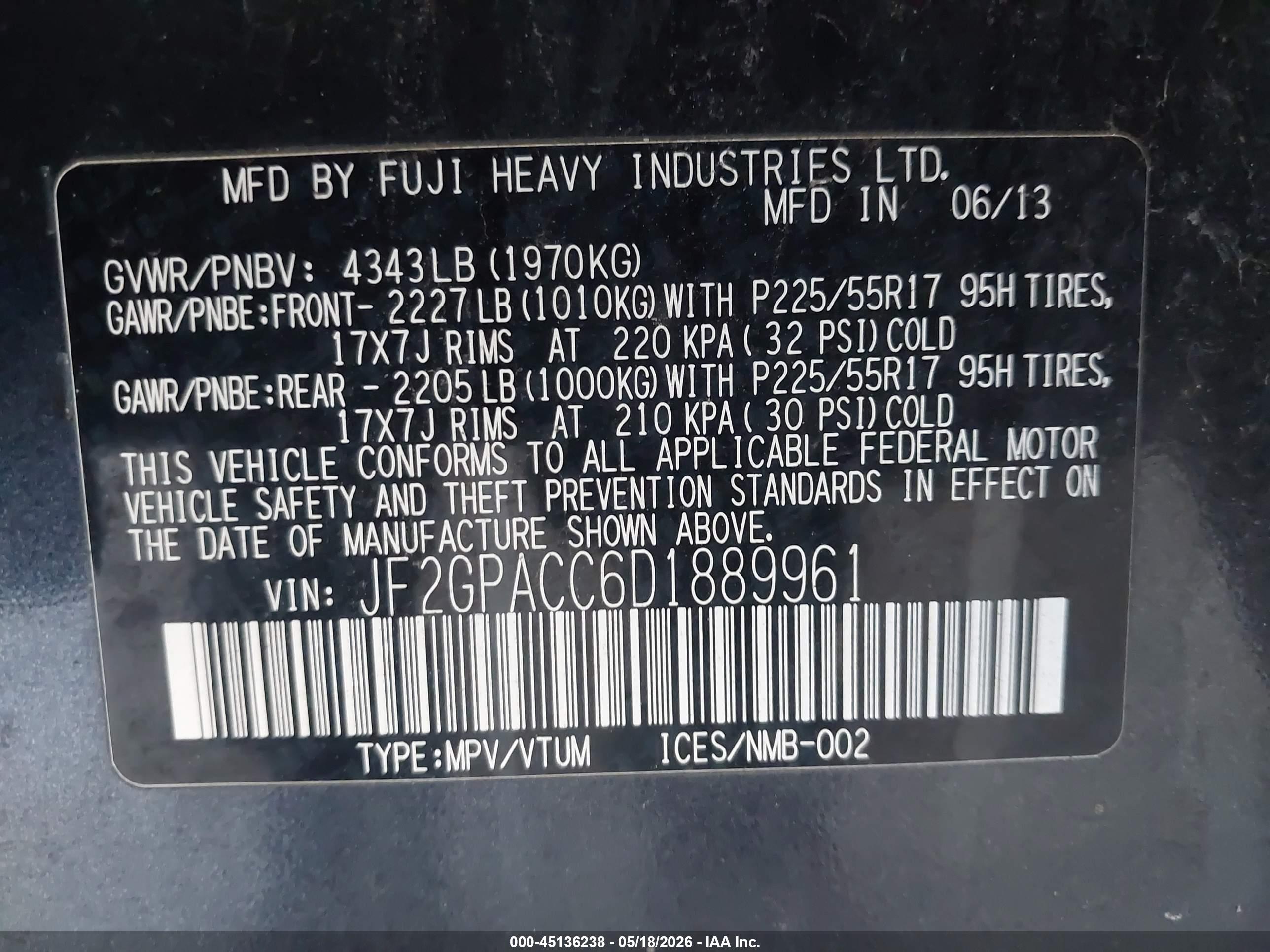 SUBARU XV image 9