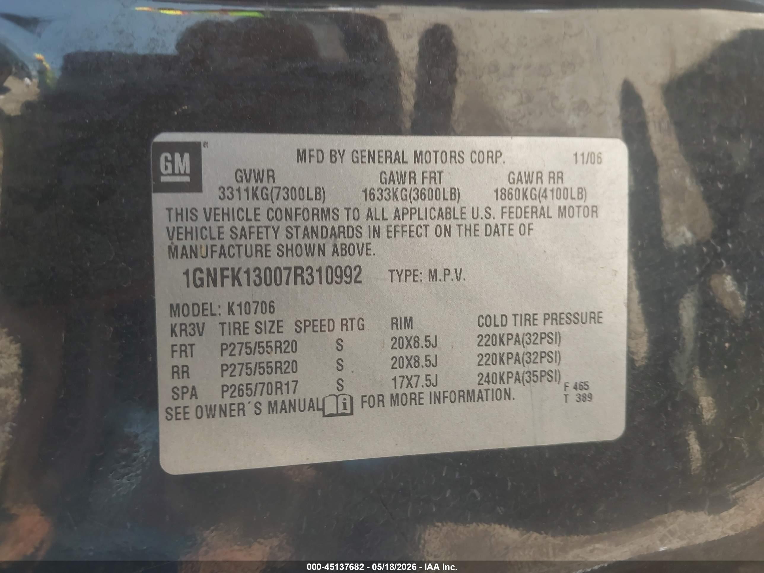 CHEVROLET TAHOE image 9