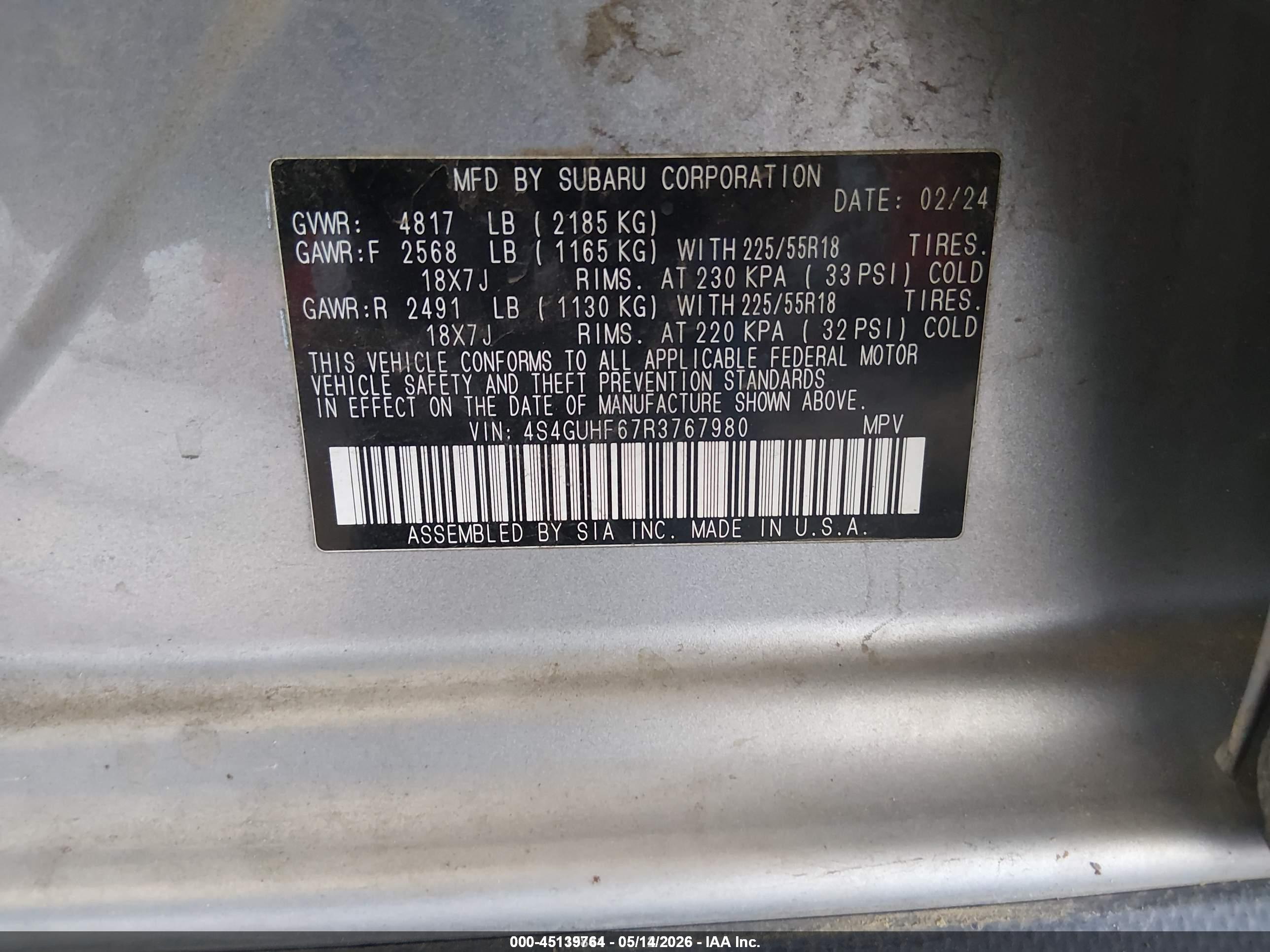 SUBARU CROSSTREK image 9