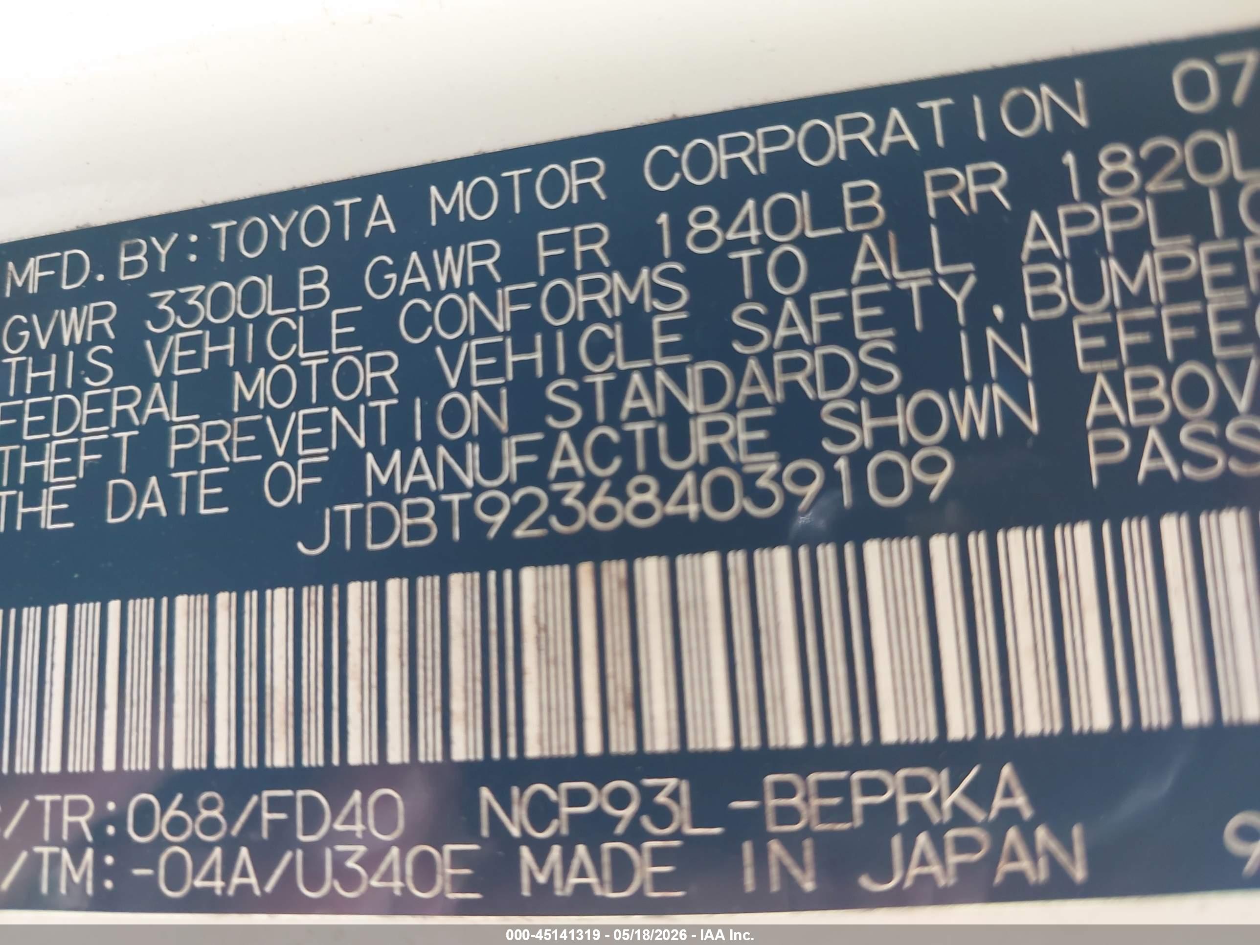 TOYOTA YARIS image 9