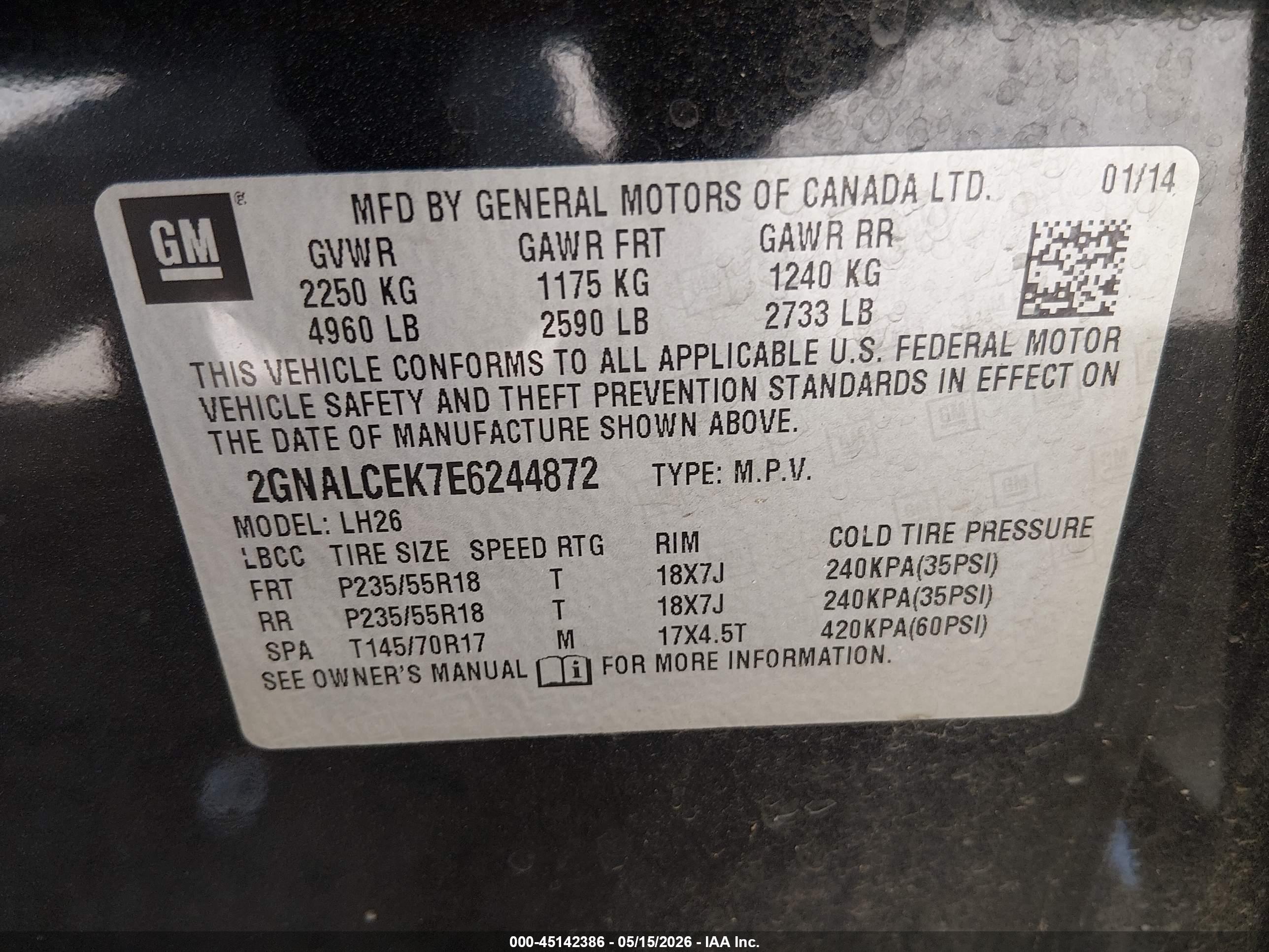CHEVROLET EQUINOX image 9