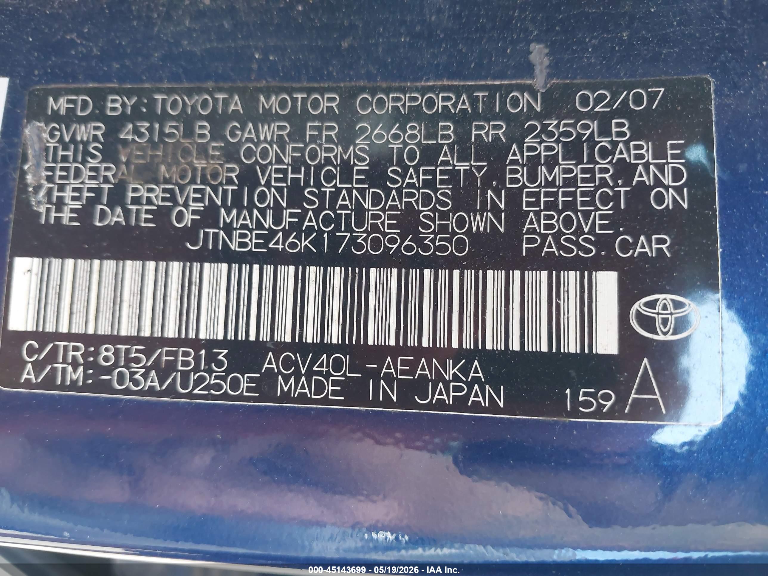 TOYOTA CAMRY image 9