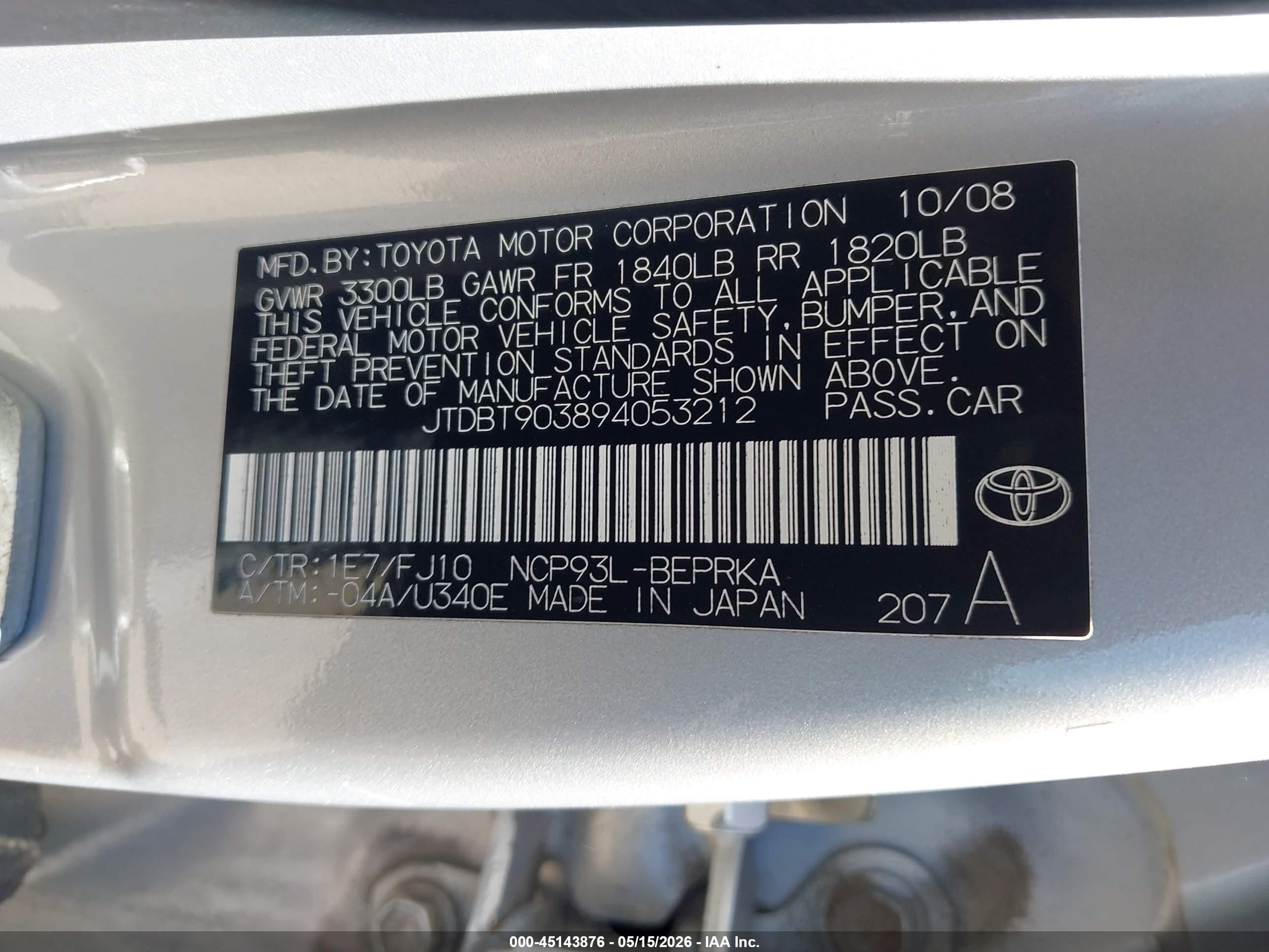 TOYOTA YARIS image 9