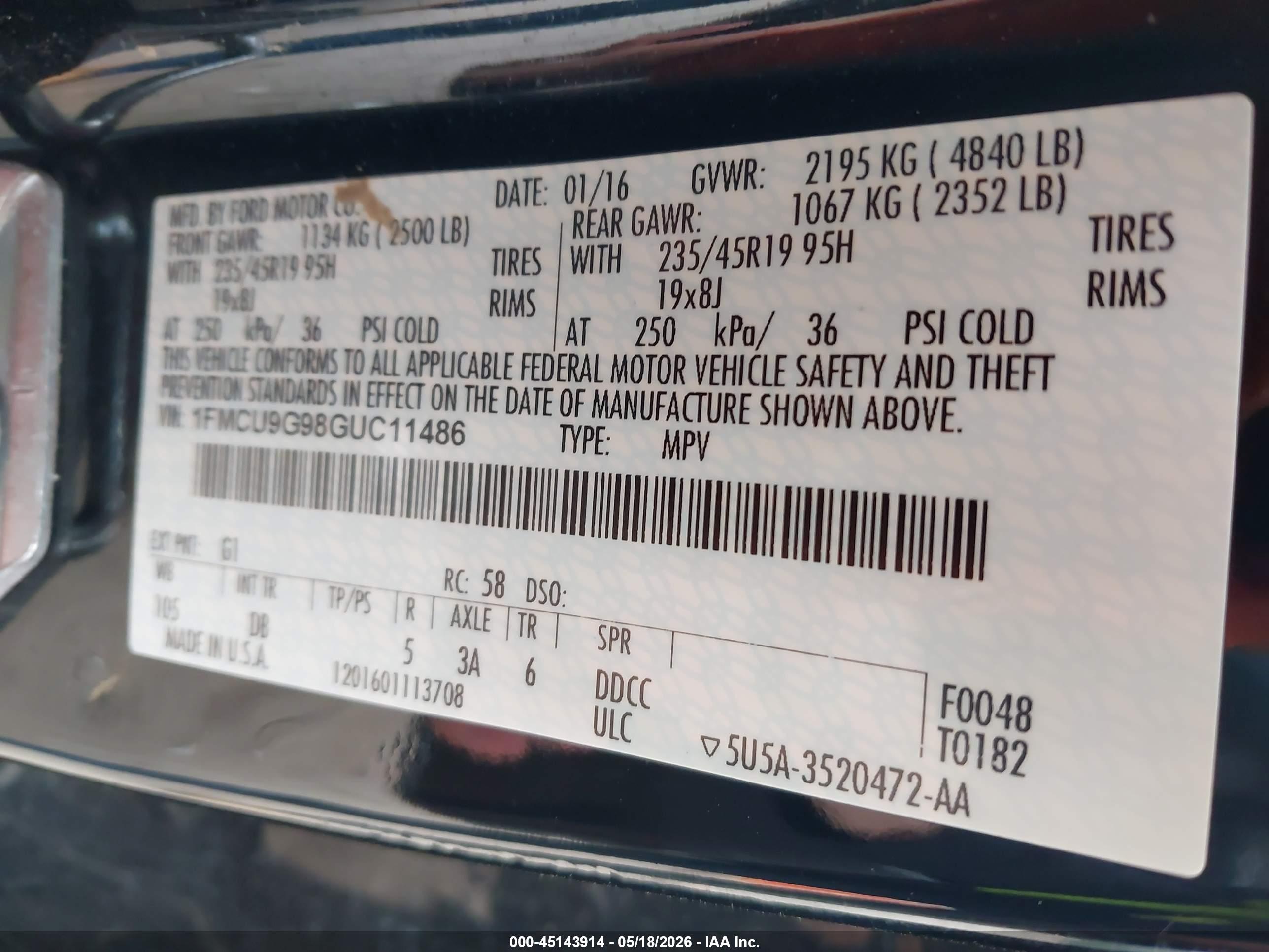 FORD ESCAPE image 9