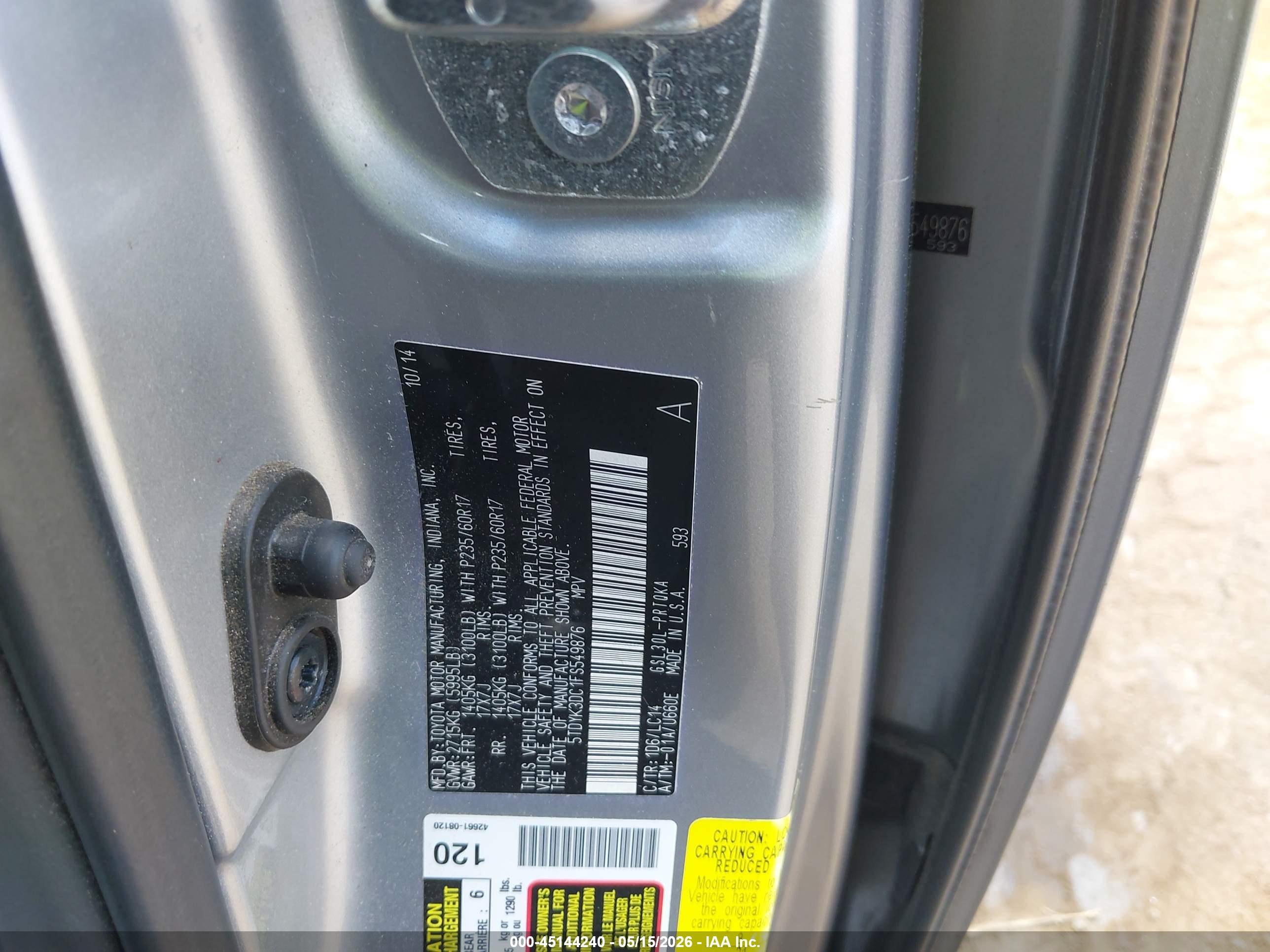 TOYOTA SIENNA image 9