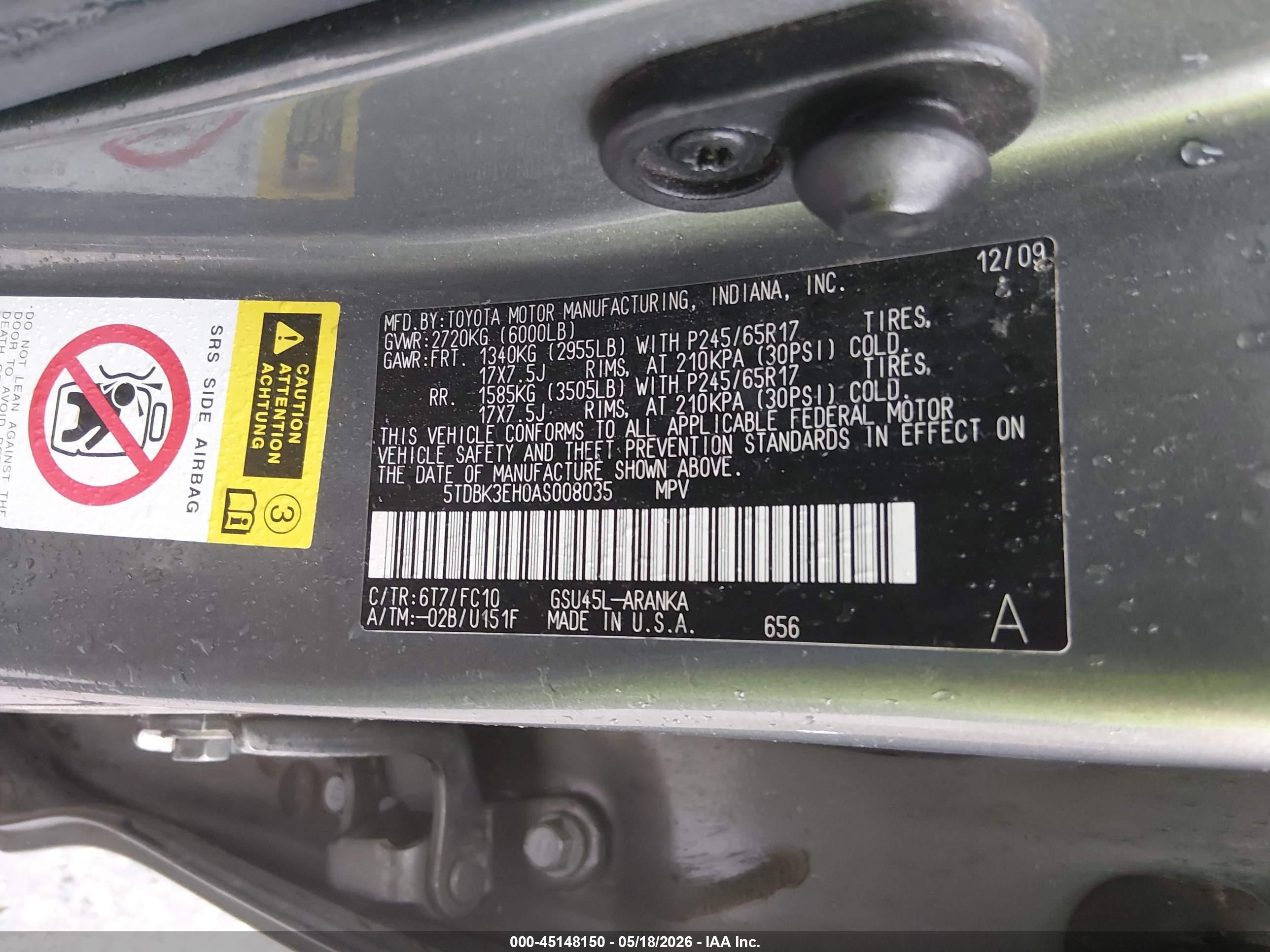 TOYOTA HIGHLANDER image 9