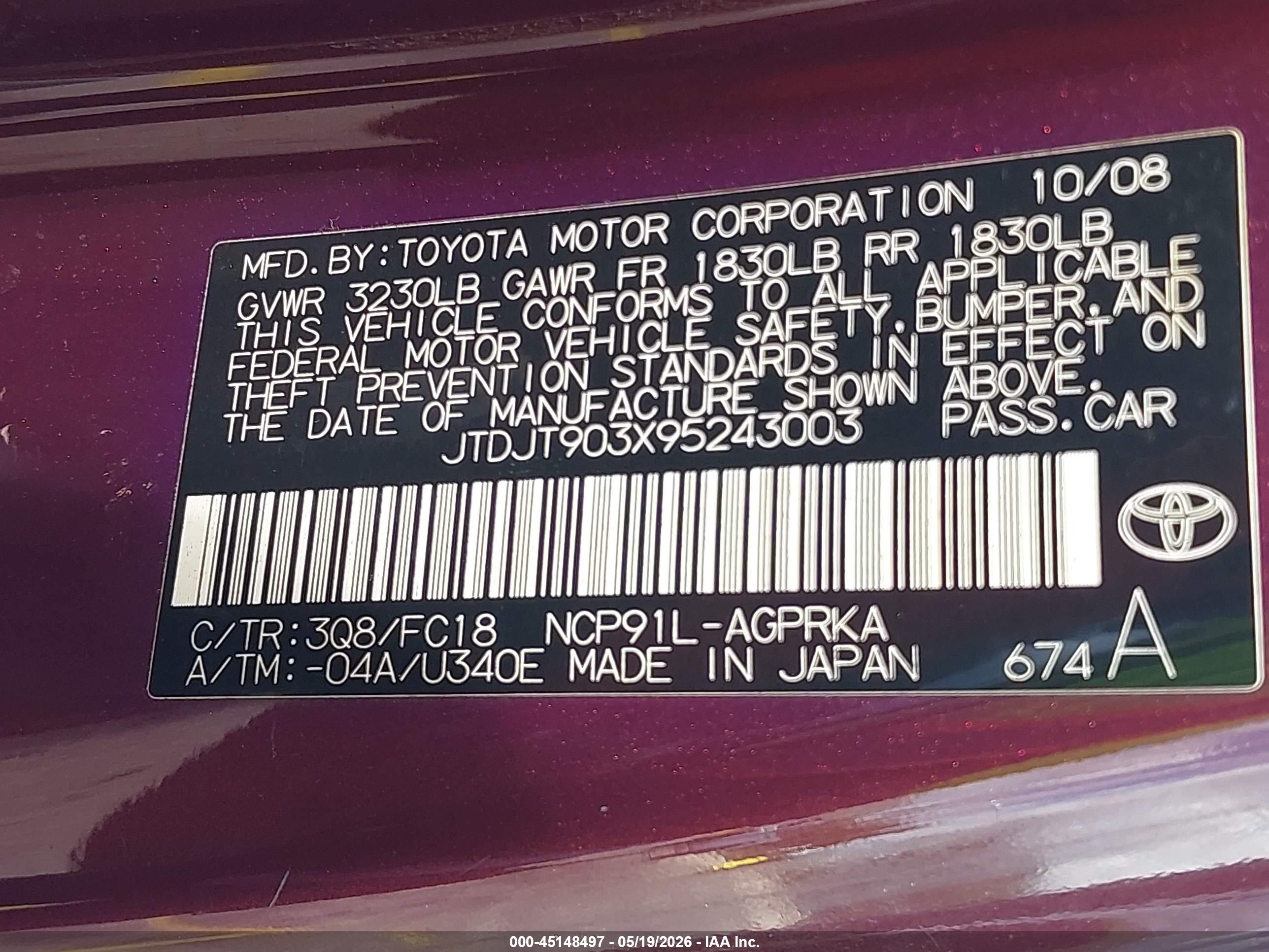 TOYOTA YARIS image 9