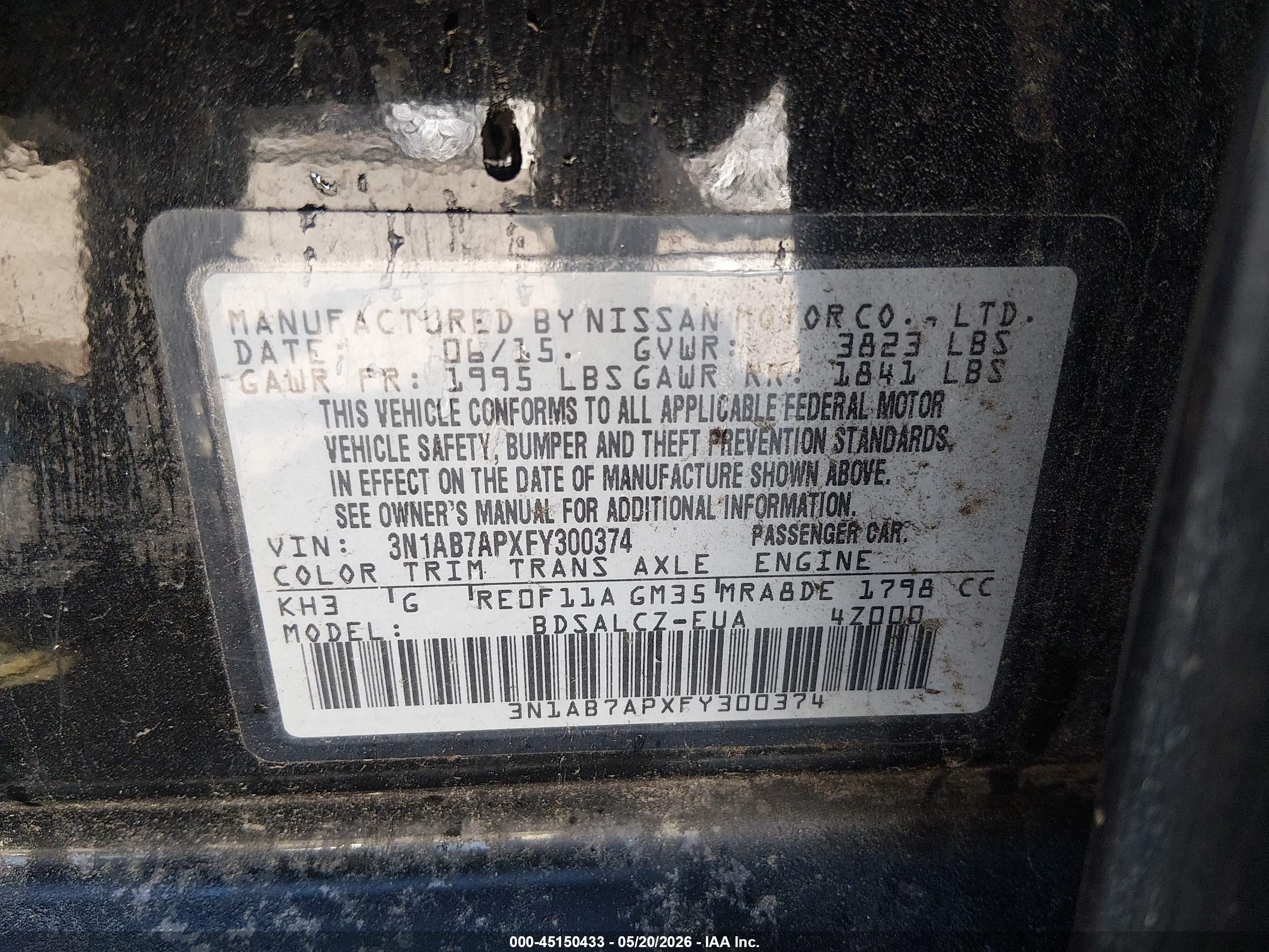 NISSAN SENTRA image 9