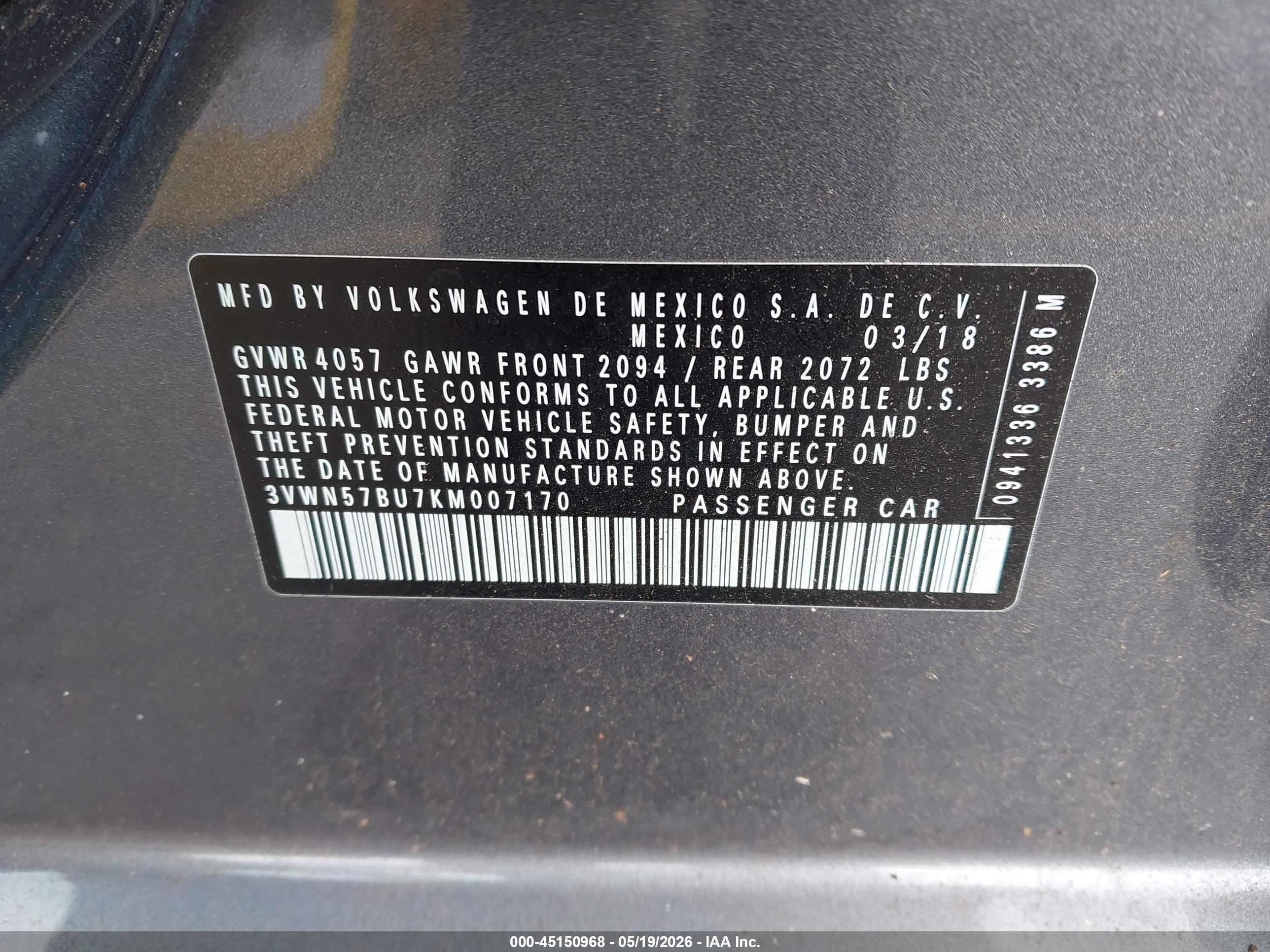 VOLKSWAGEN JETTA image 9