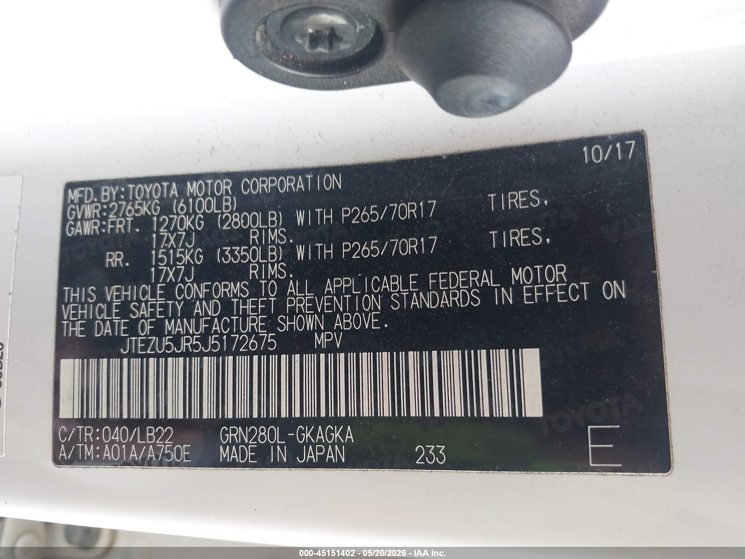 TOYOTA 4RUNNER image 9