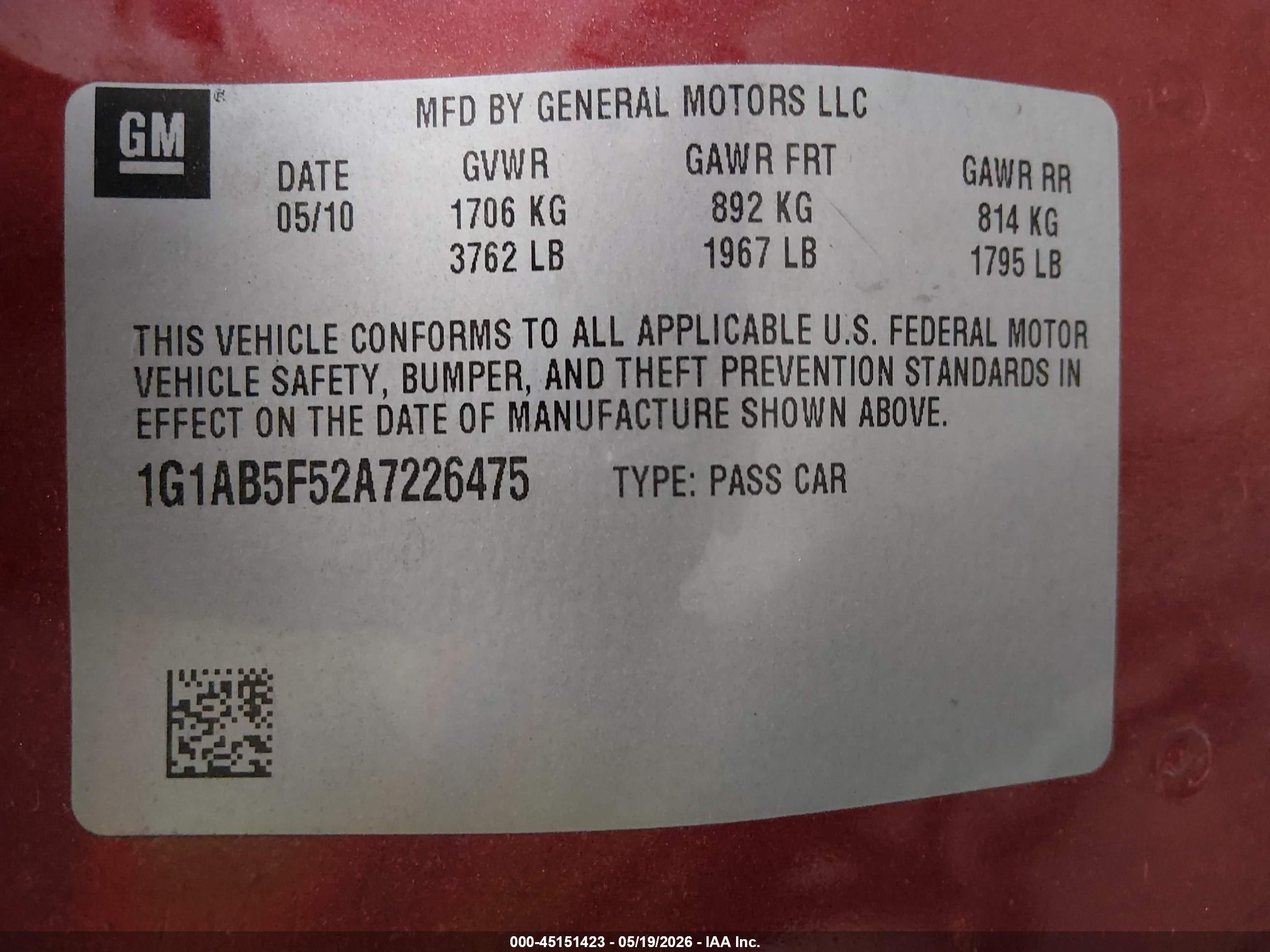 CHEVROLET COBALT image 9
